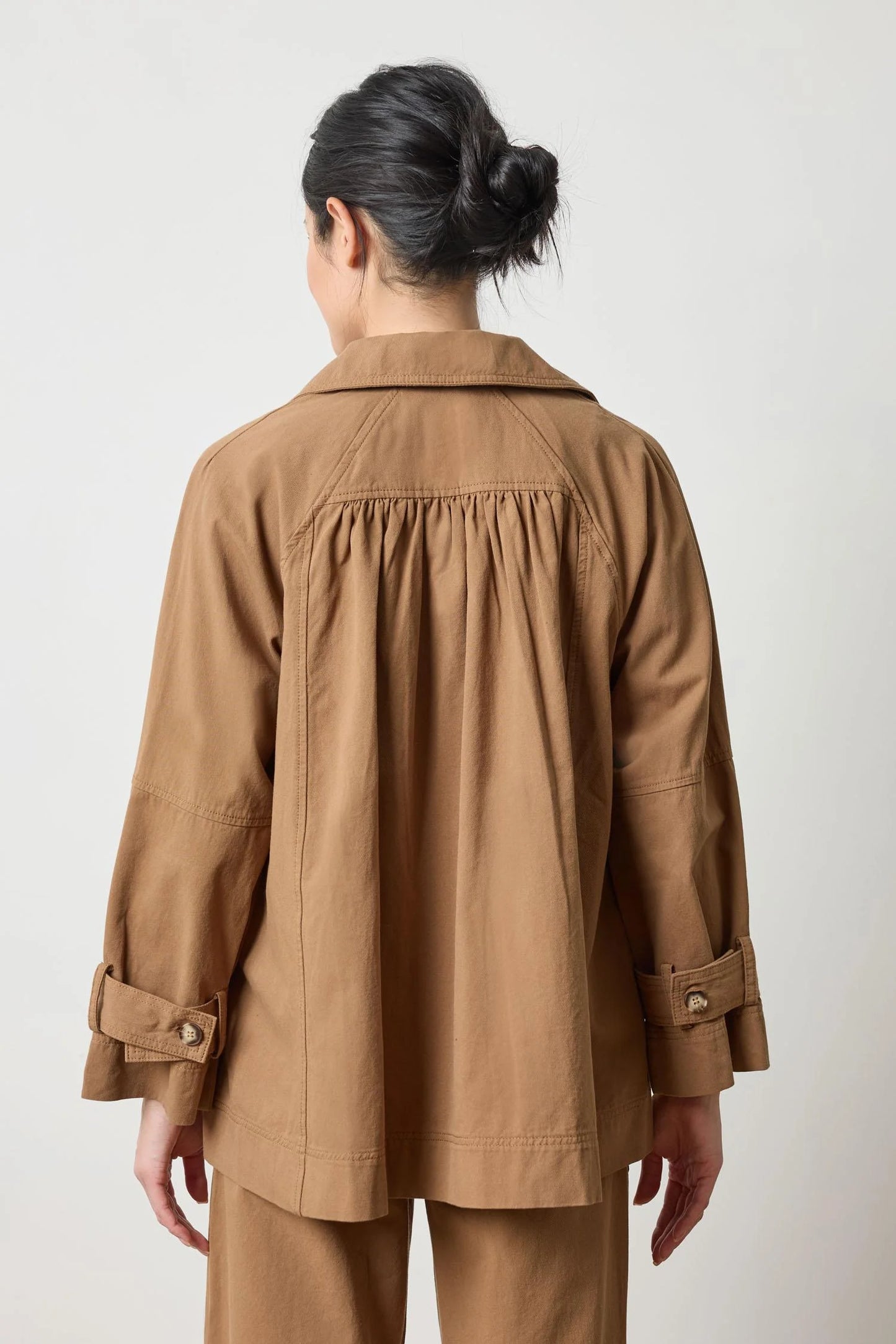 Collared Twill Jacket Jackets Lilla P.
