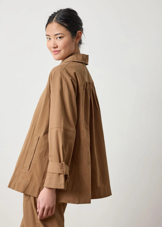 Collared Twill Jacket Jackets Lilla P.