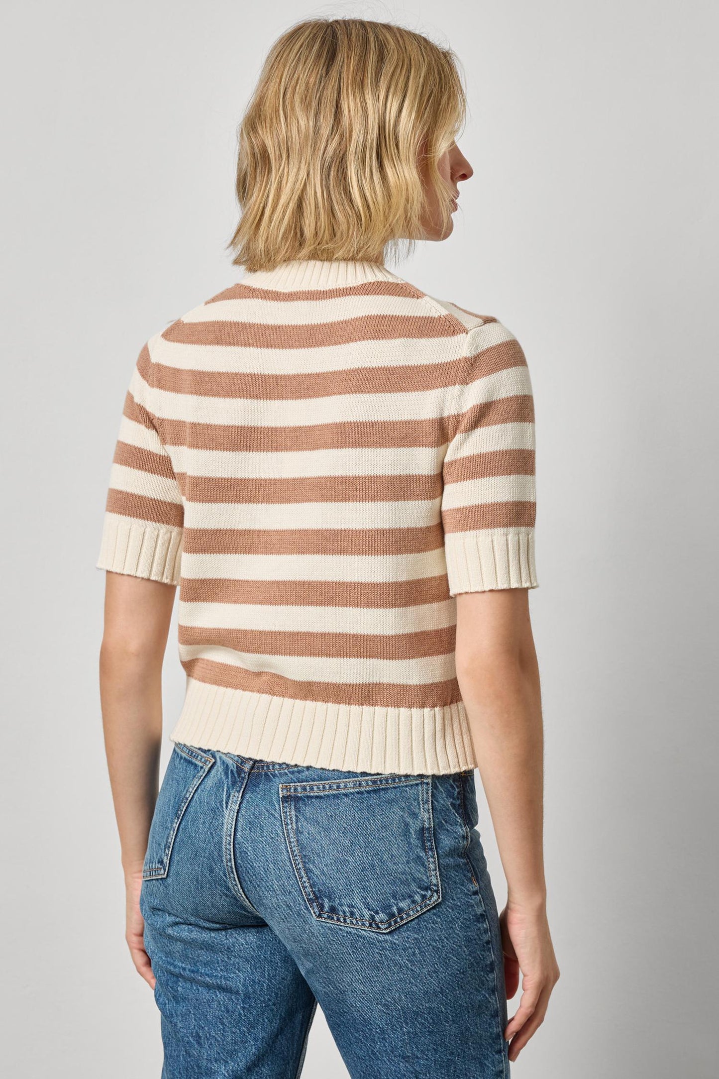 Elbow Sleeve Button Cardigan Sweaters Lilla P.