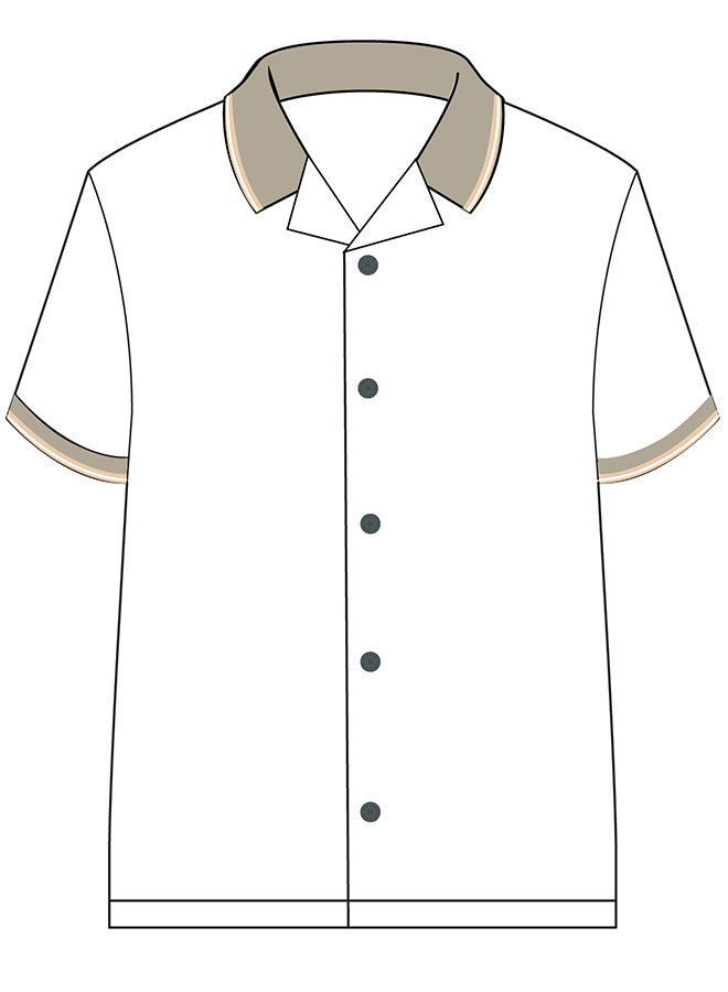 Short Sleeve Button Up Shorts Autumn Cashmere