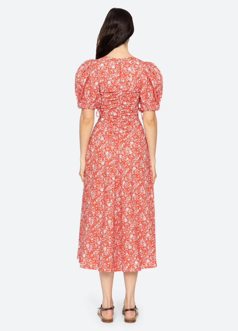 Lucille Liberty Print Midi Dress Dresses SEA NEW YORK