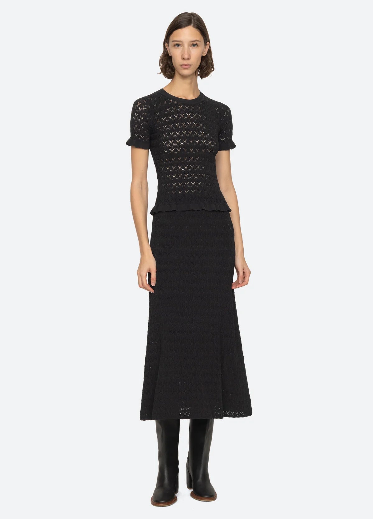 Rue Knit Midi Skirt Skirts SEA NEW YORK