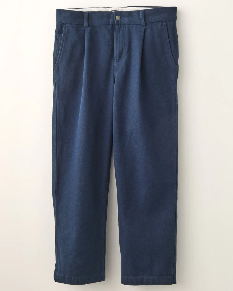 Twill Pleated Trouser Bottoms Corridor