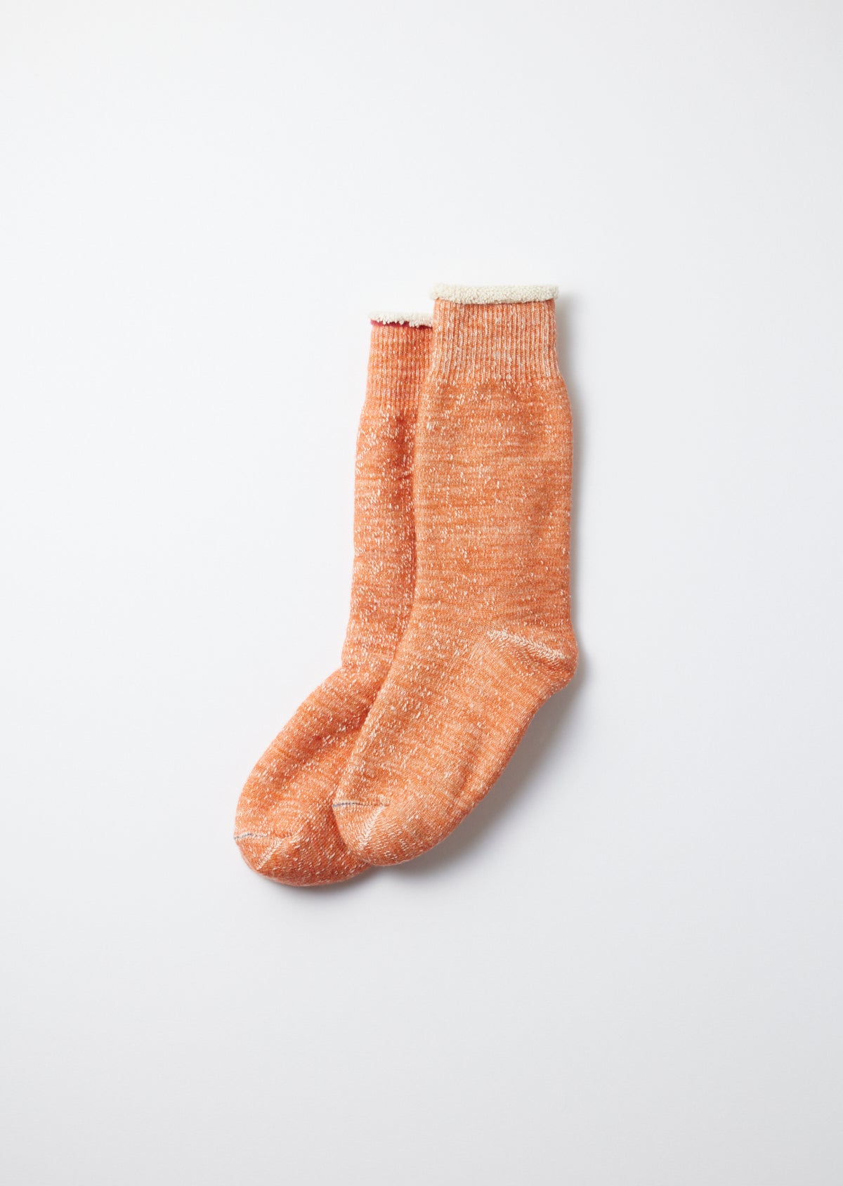 Double Face Crew Socks Socks RoToTo Orange M