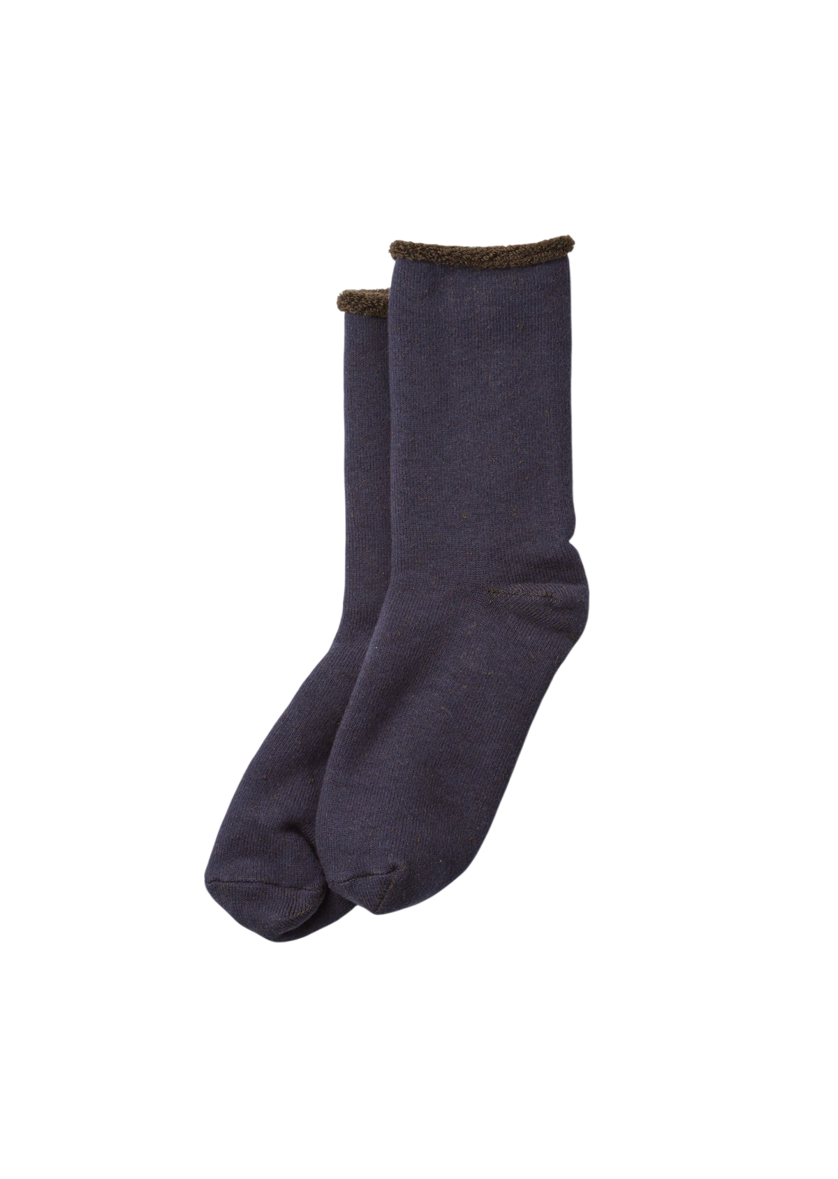 Double Face Cozy Sleeping Socks Socks & Hosiery RoToTo NAVY/BROWN M