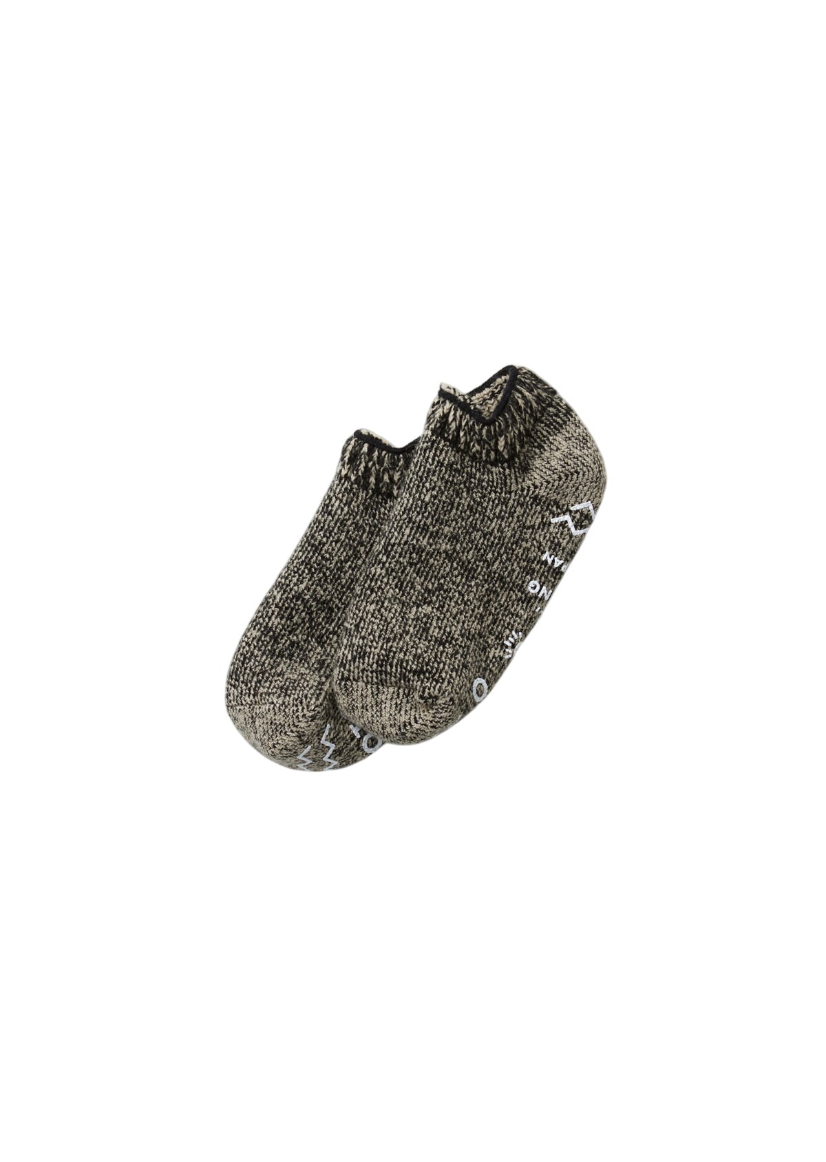 Pile Sock Slipper Socks & Hosiery RoToTo BLACK/BEIGE L
