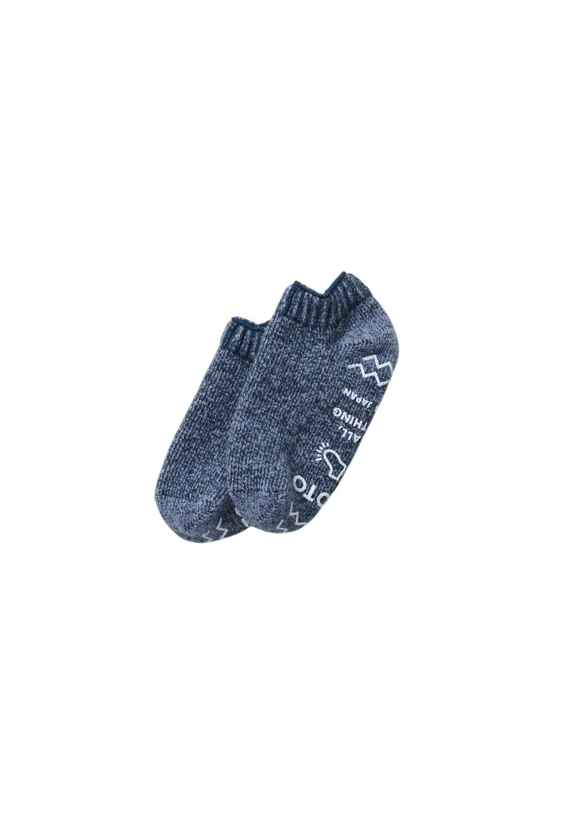 Pile Sock Slipper Socks & Hosiery RoToTo INDIGO/L.BLUE M