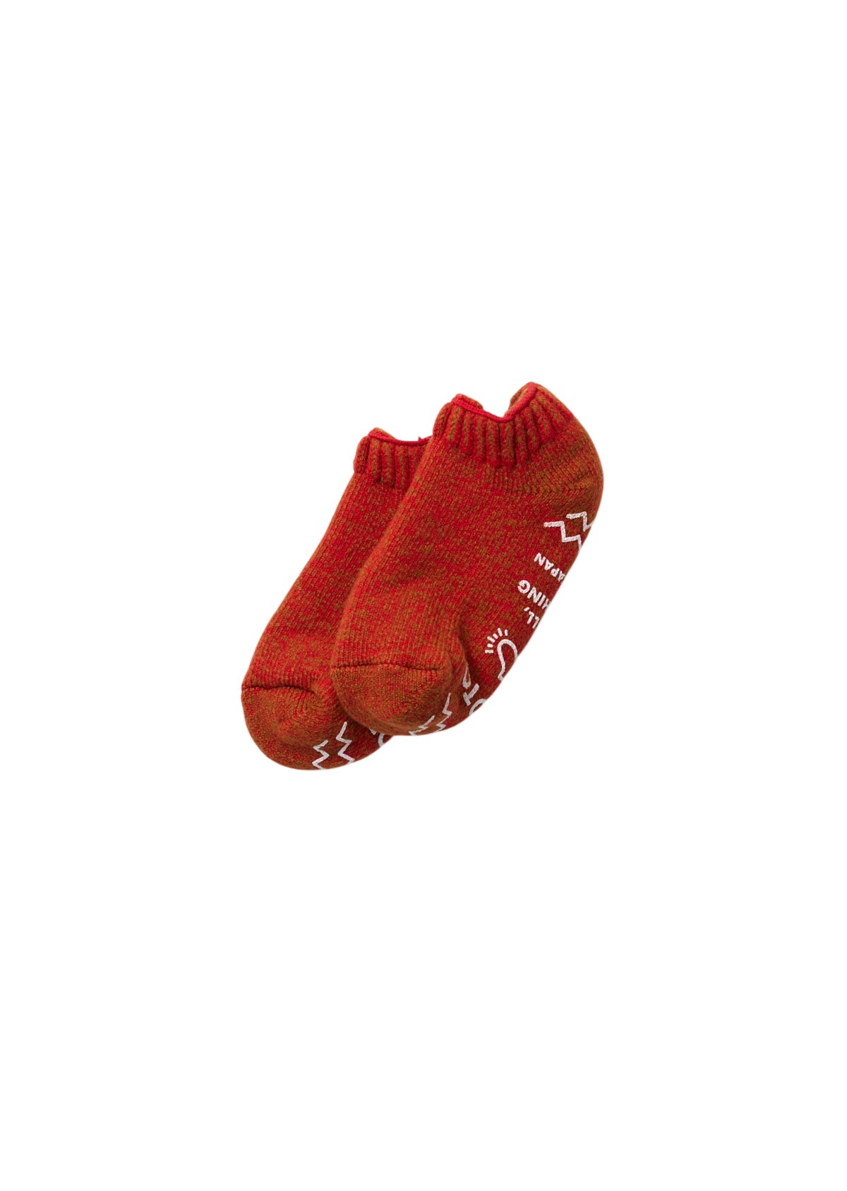 Pile Sock Slipper Socks & Hosiery RoToTo RED/L.BROWN L