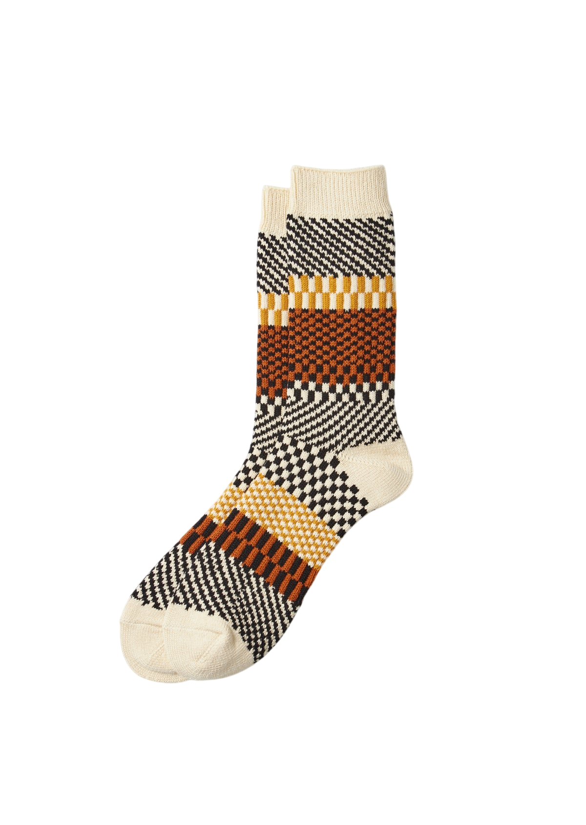 Check & Step Socks Socks & Hosiery RoToTo BLACK L