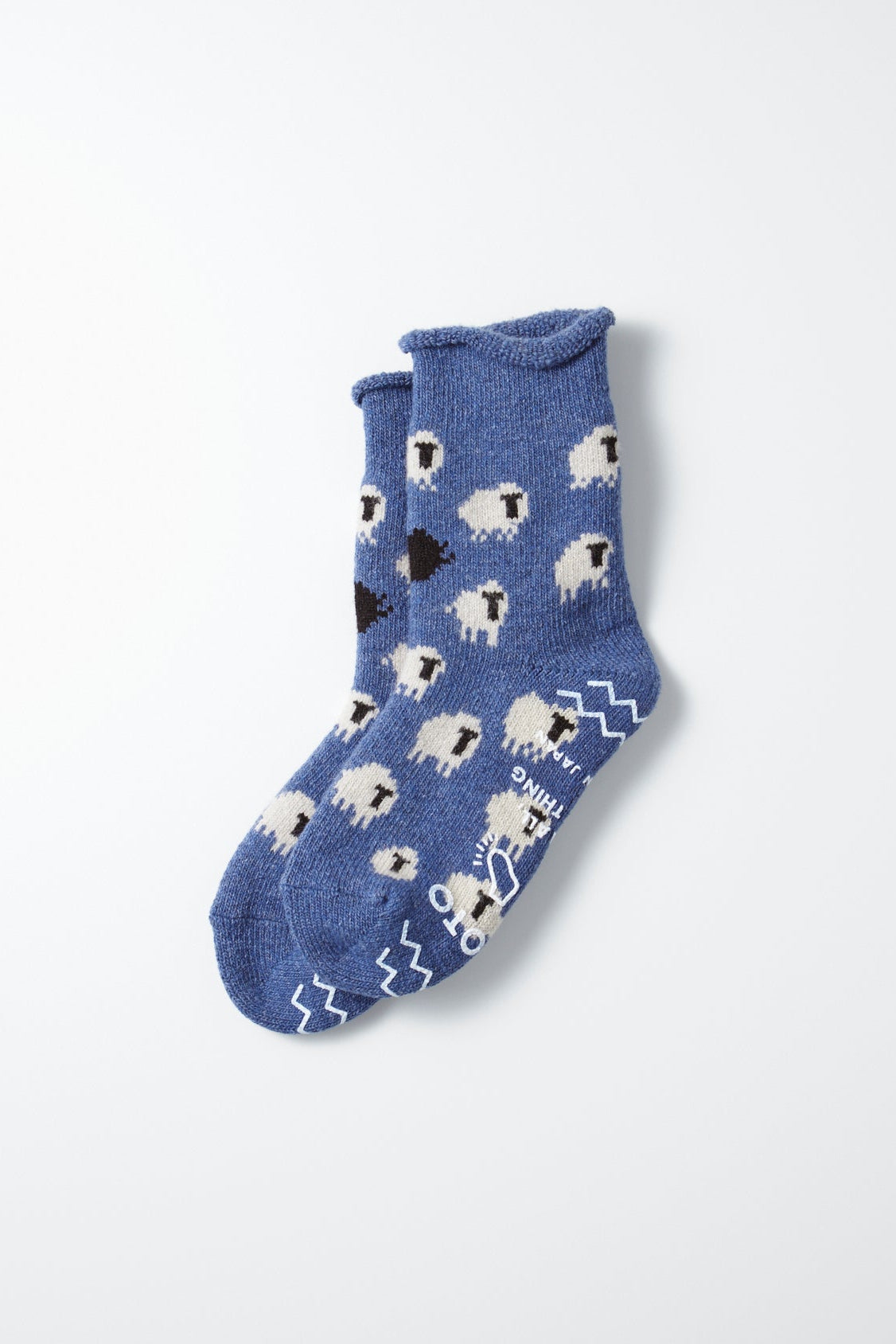 Pile Room Socks "Sheep" RoToTo Blue M