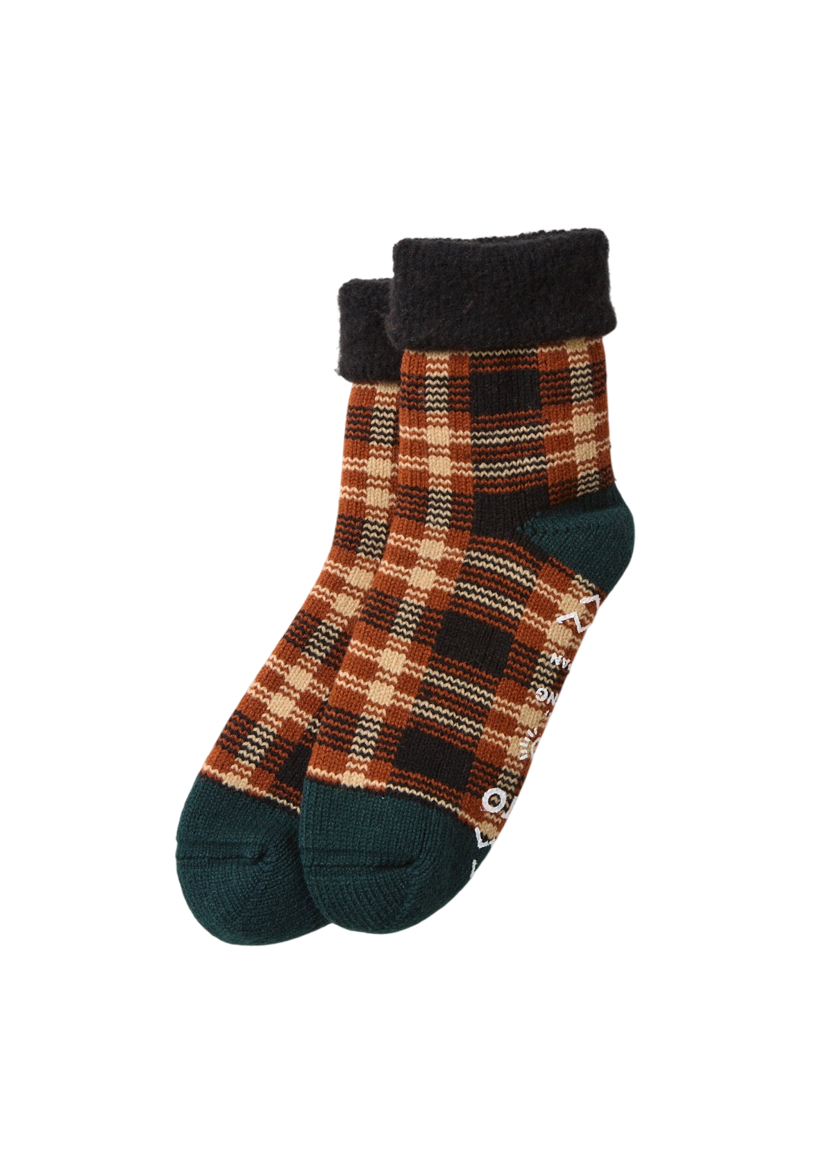 Comfy Room Socks Socks & Hosiery RoToTo BLACK/BROWN L