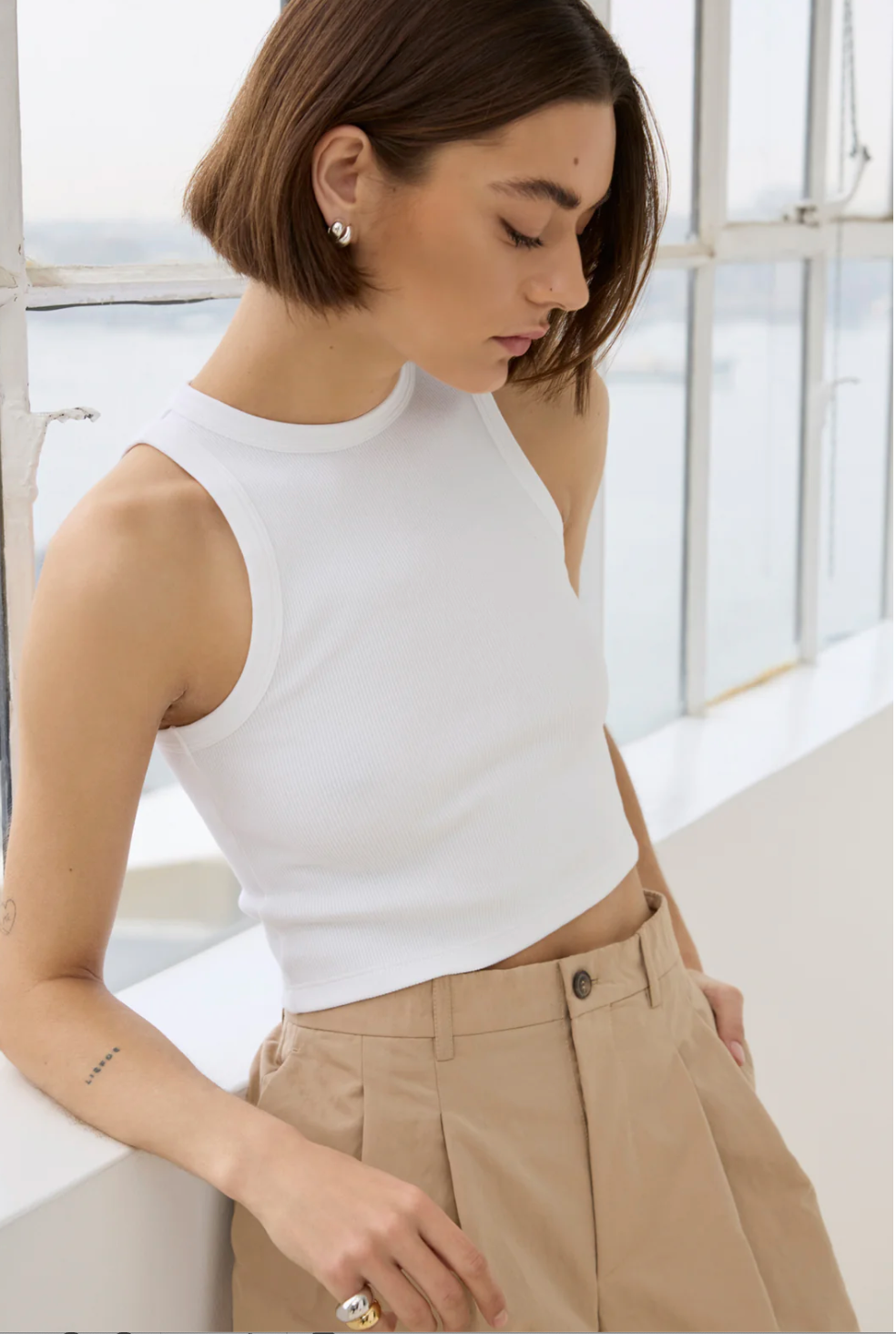 The Cropped Not So Basic Tank Tops Sold Out NYC White S