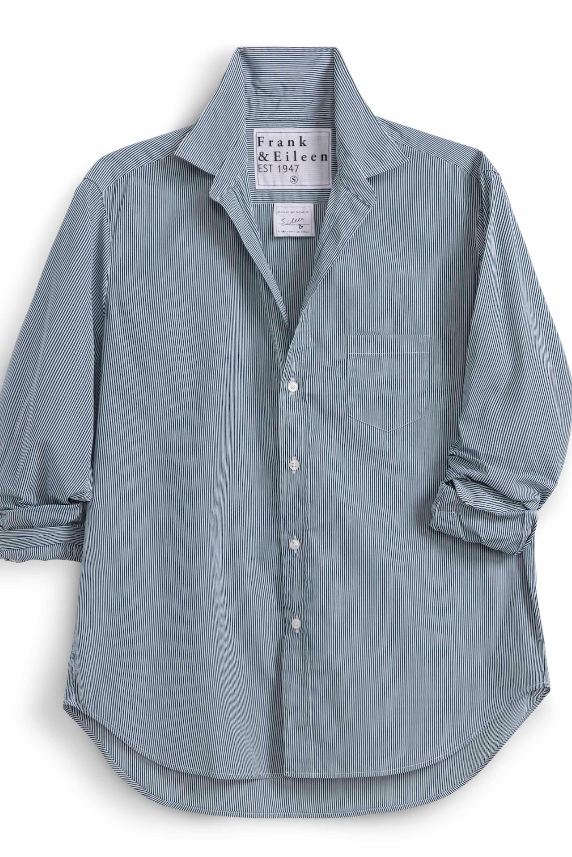 Eileen, Relaxed Button-Up Shirt - Italian Cotton Frank & Eileen
