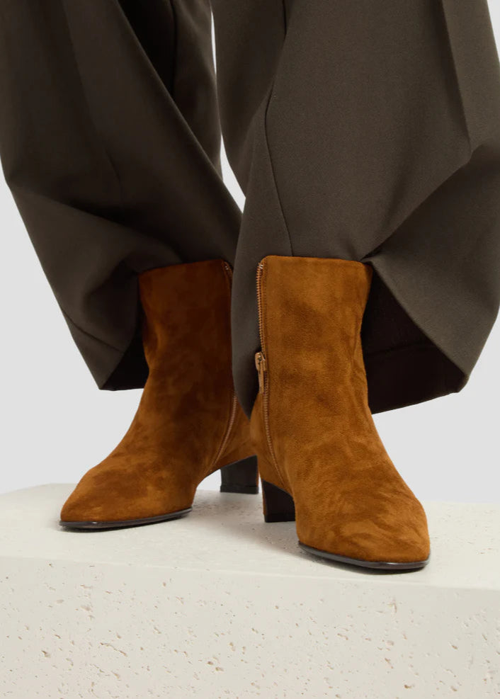 Seta Suede Ankle Boot Shoes Coclico