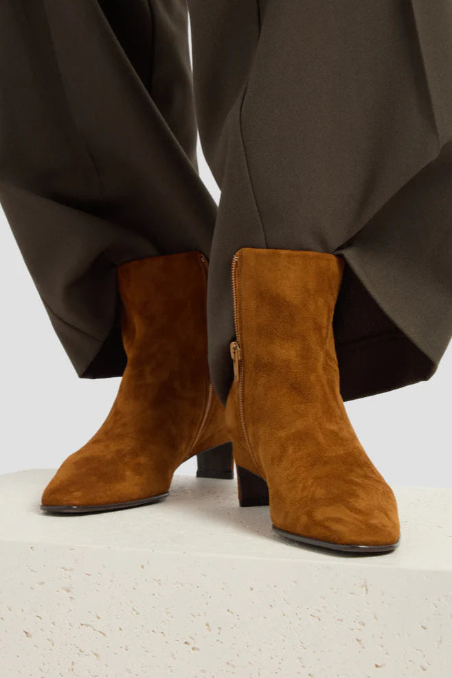 Seta Suede Ankle Boot Shoes Coclico