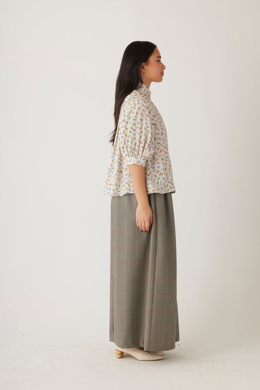 Livia Blouse in Bird Print Tops CHRISTINE ALCALAY