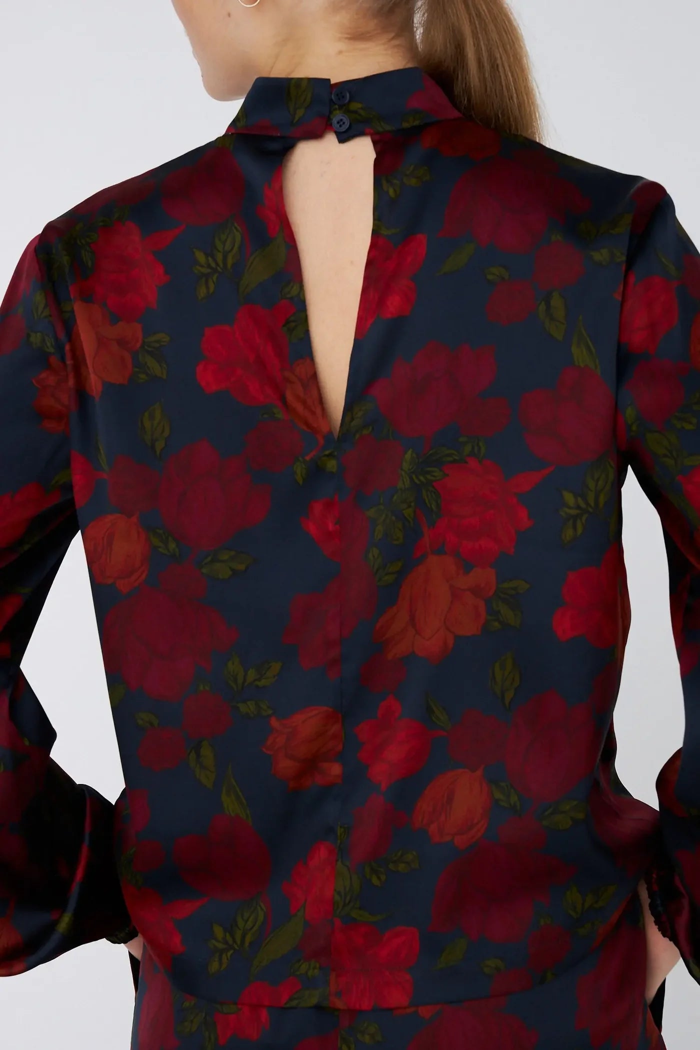 Loose Fit Silk Blouse