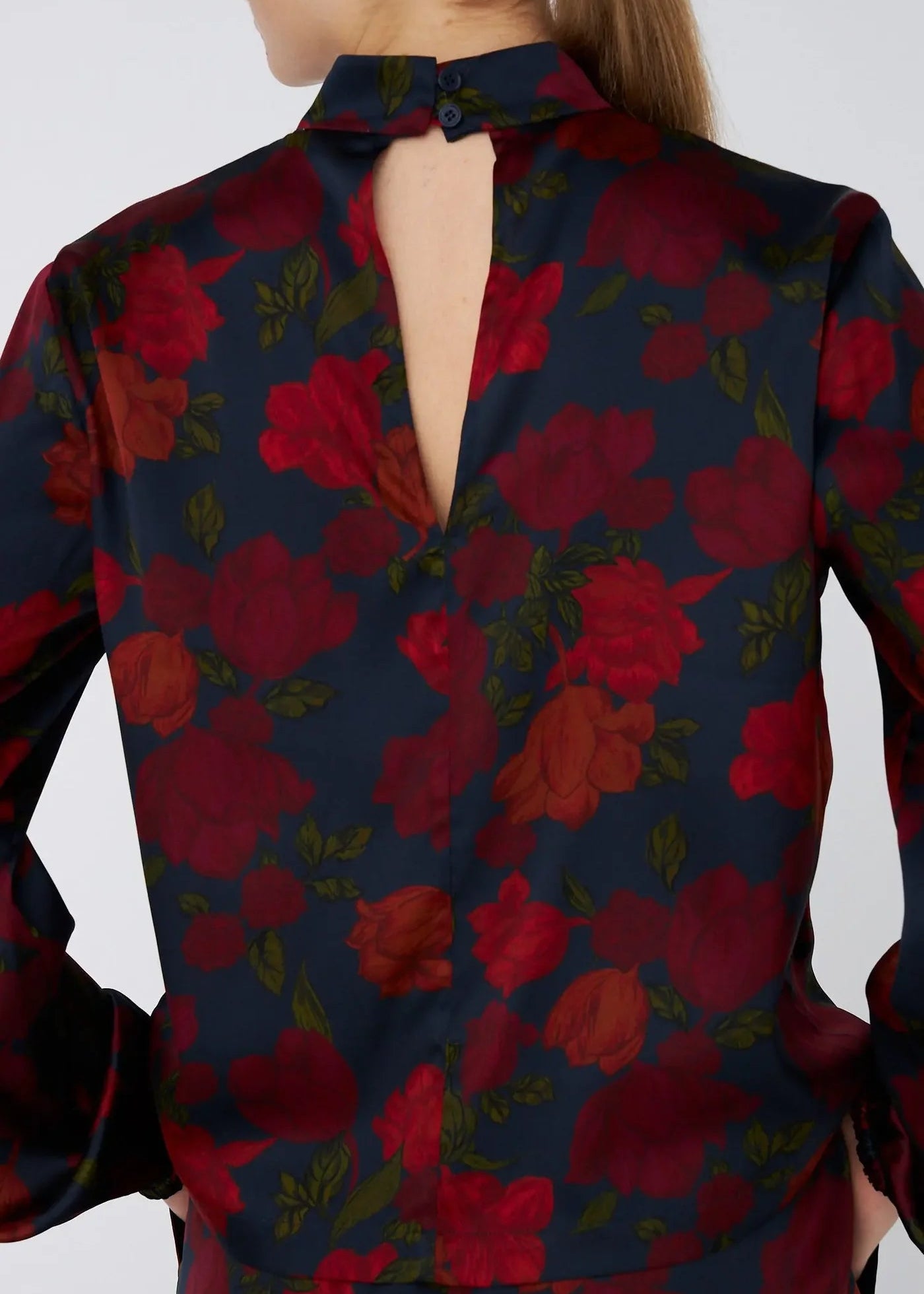 Loose Fit Silk Blouse Tops STELLA NOVA