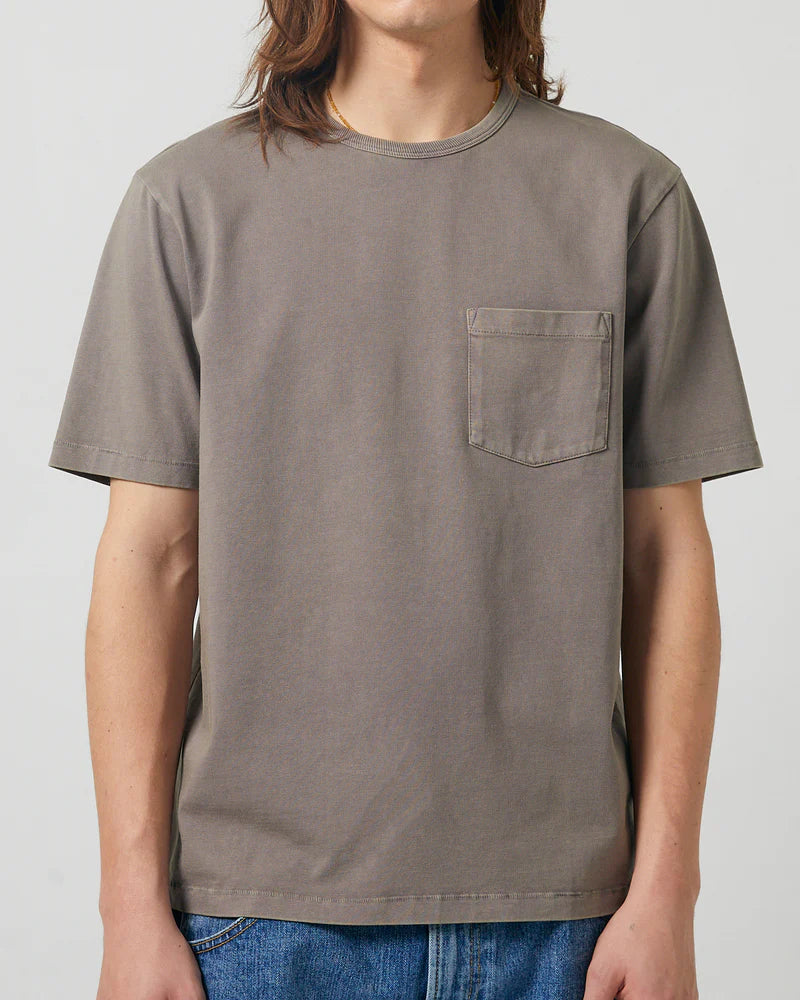 Organic Garment Dye Tee Tops Corridor Smoke S