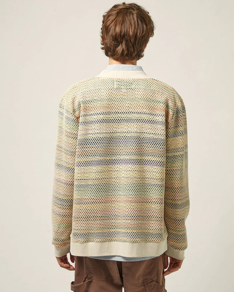 Rainbow Mesh Cardigan Tops Corridor