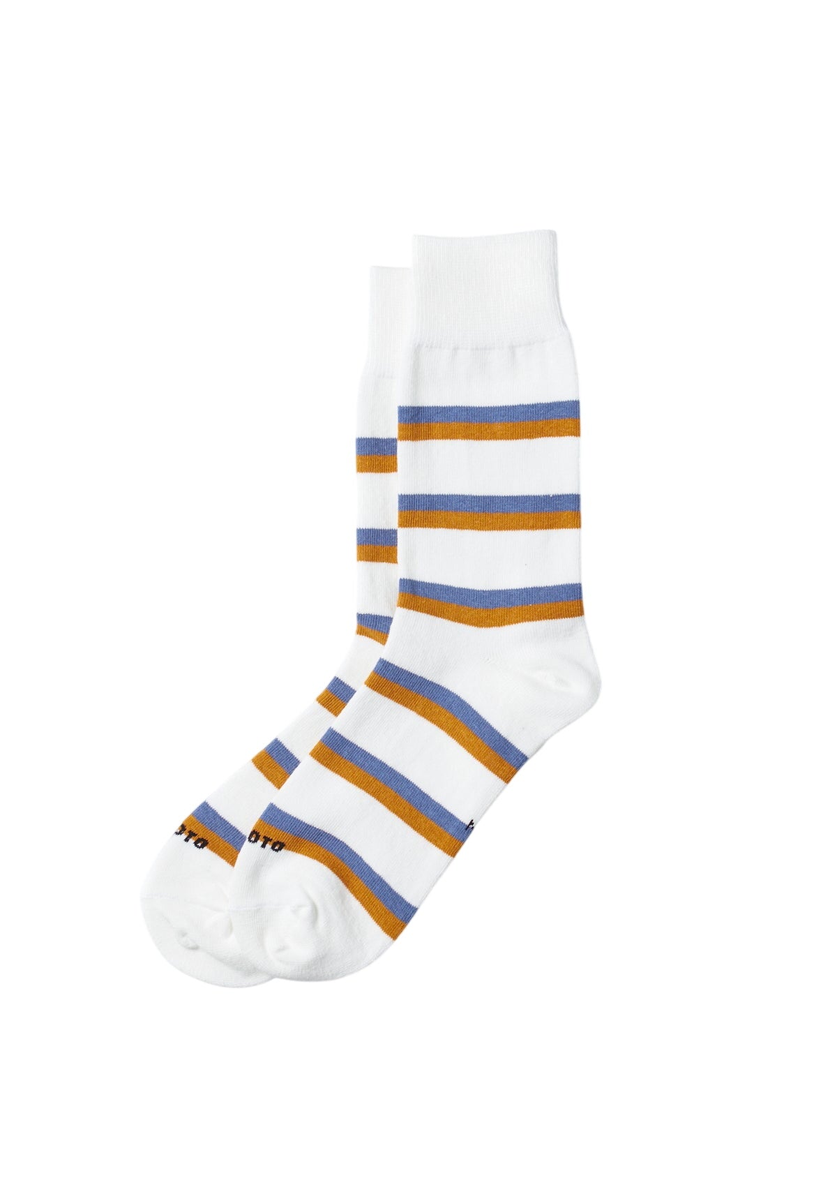 Rugby Stripe Socks Socks RoToTo WHITE M