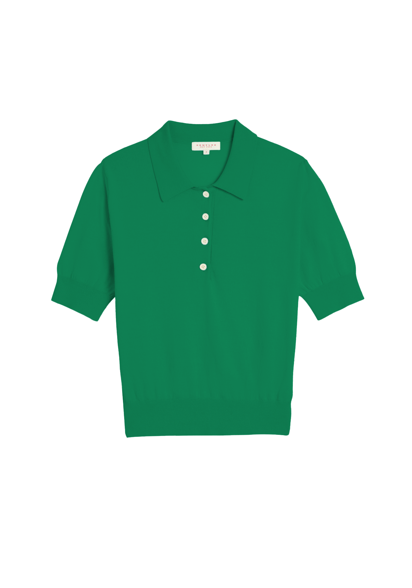 Cameron Cotton Polo Top Tops DEMYLEE New York