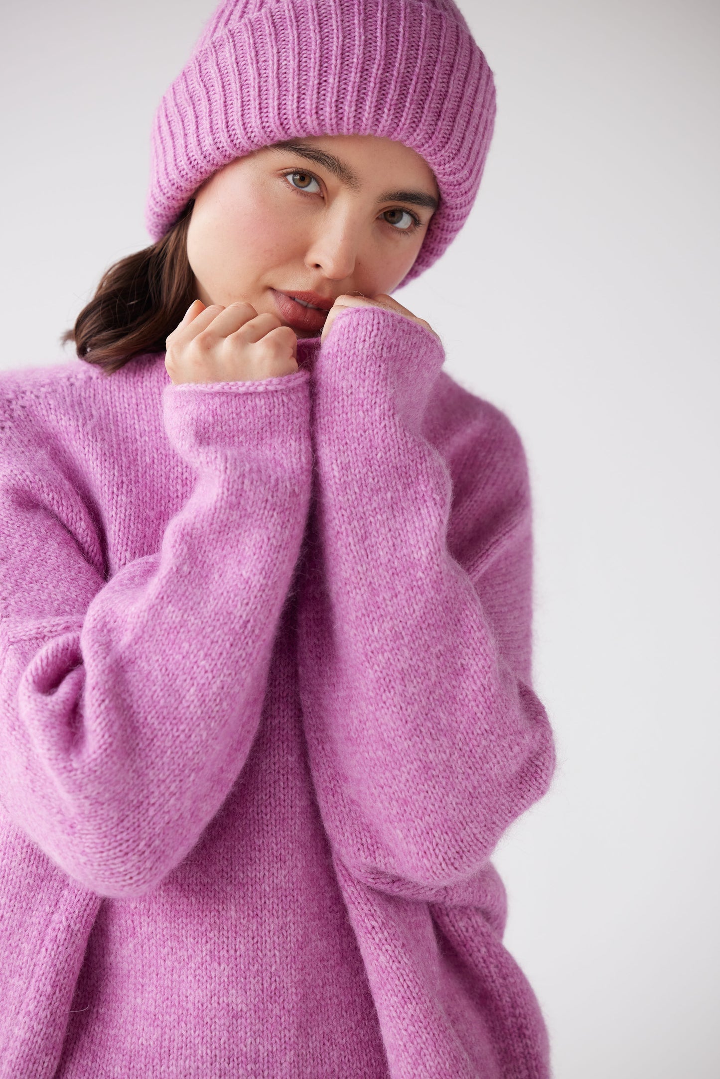 Lofted Beanie in Alpaca Wool Blend Beanies CHRISTINE ALCALAY