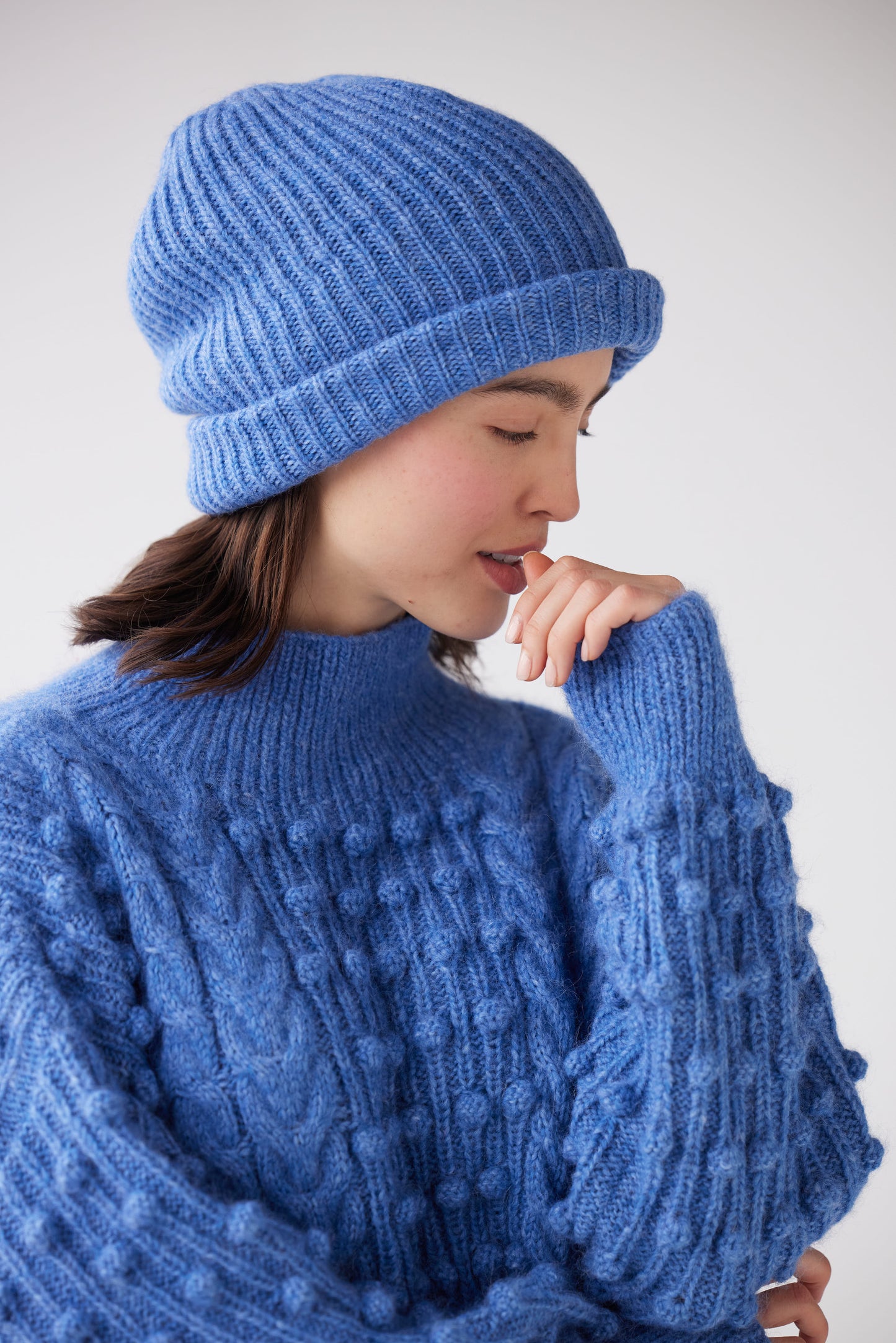 Lofted Beanie in Alpaca Wool Blend Beanies CHRISTINE ALCALAY