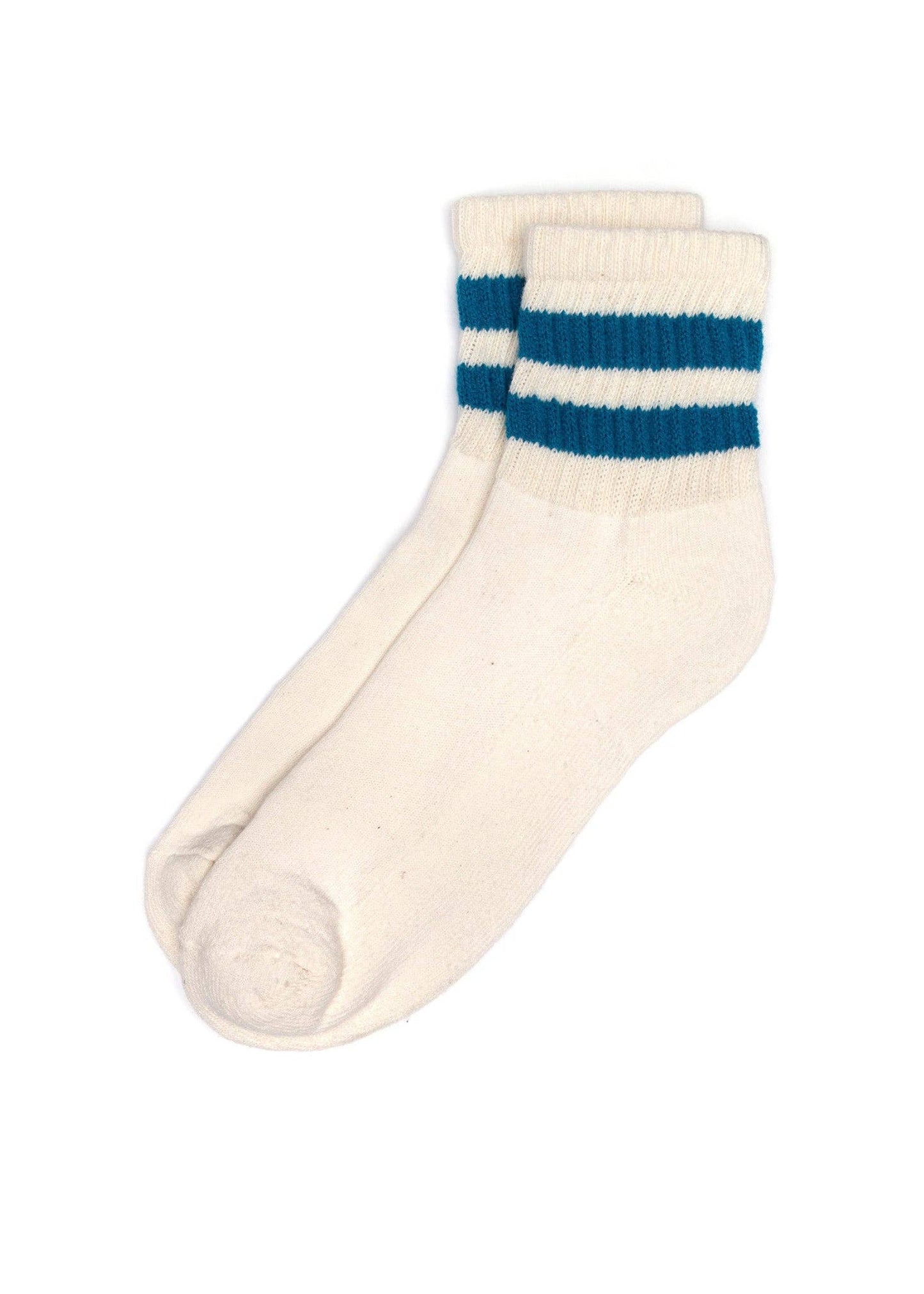 The Mono Stripe Quarter Crew Socks American Trench Tile One Size