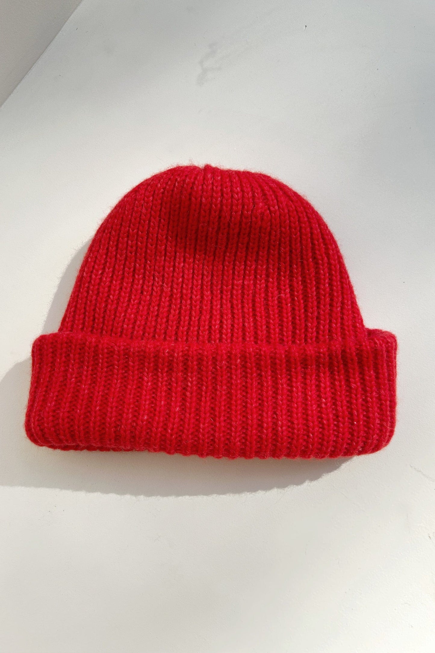Lofted Beanie in Alpaca Wool Blend Beanies CHRISTINE ALCALAY Lava One Size