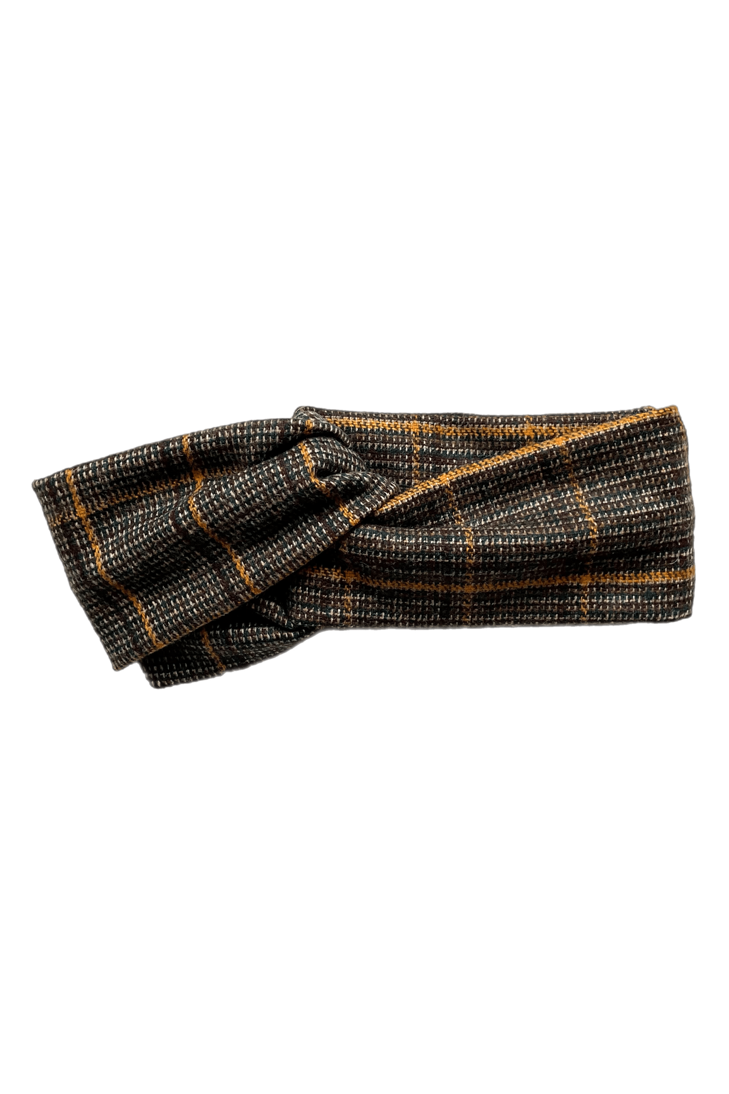Patterned Twist Headband Accessories CHRISTINE ALCALAY Toffee Plaid