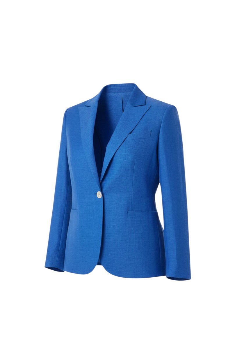 Bianca Peak Lapel Blazer in Cupro Linen Jackets CHRISTINE ALCALAY - 5