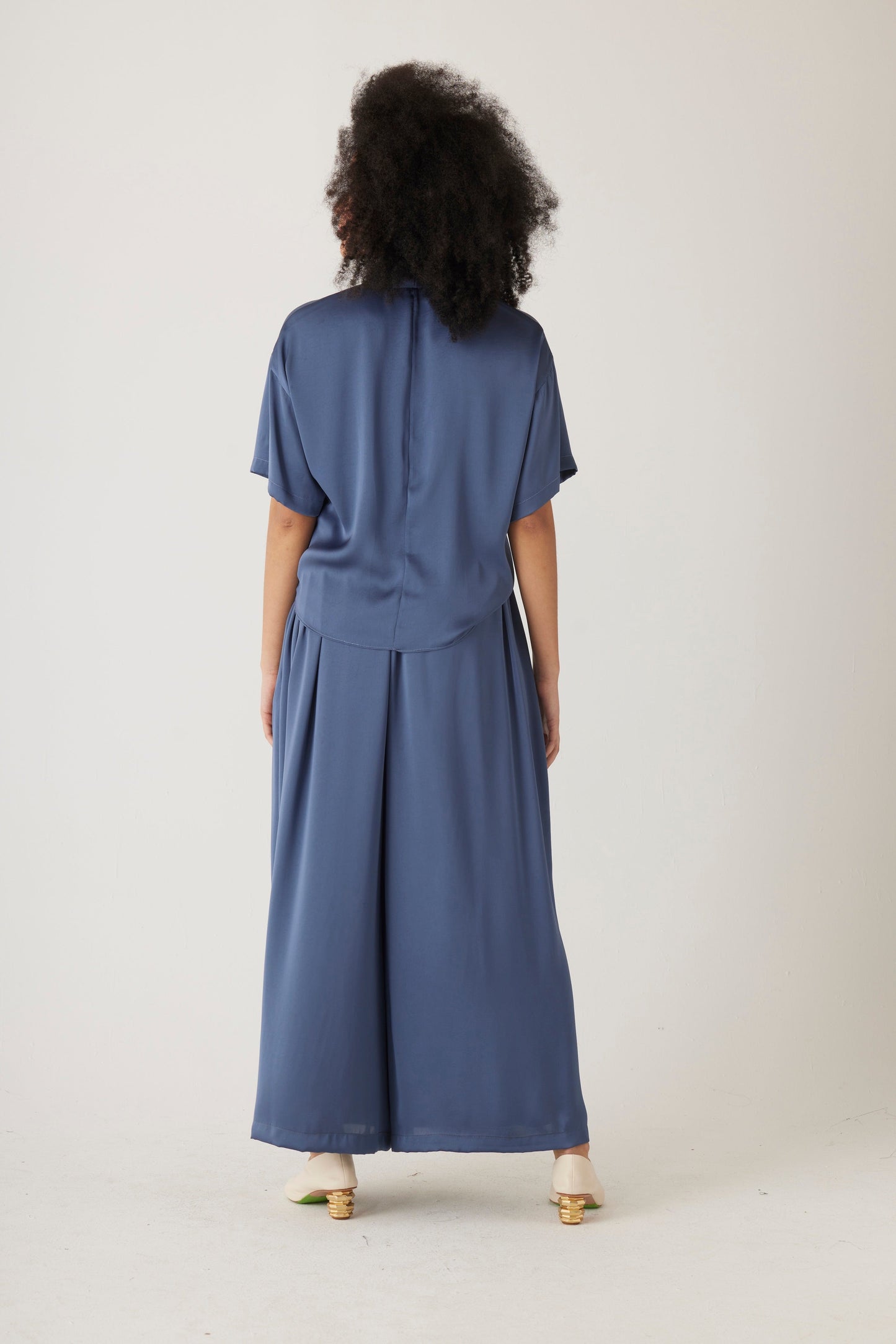 Betty Blouse in Japanese Charmeuse Tops CHRISTINE ALCALAY