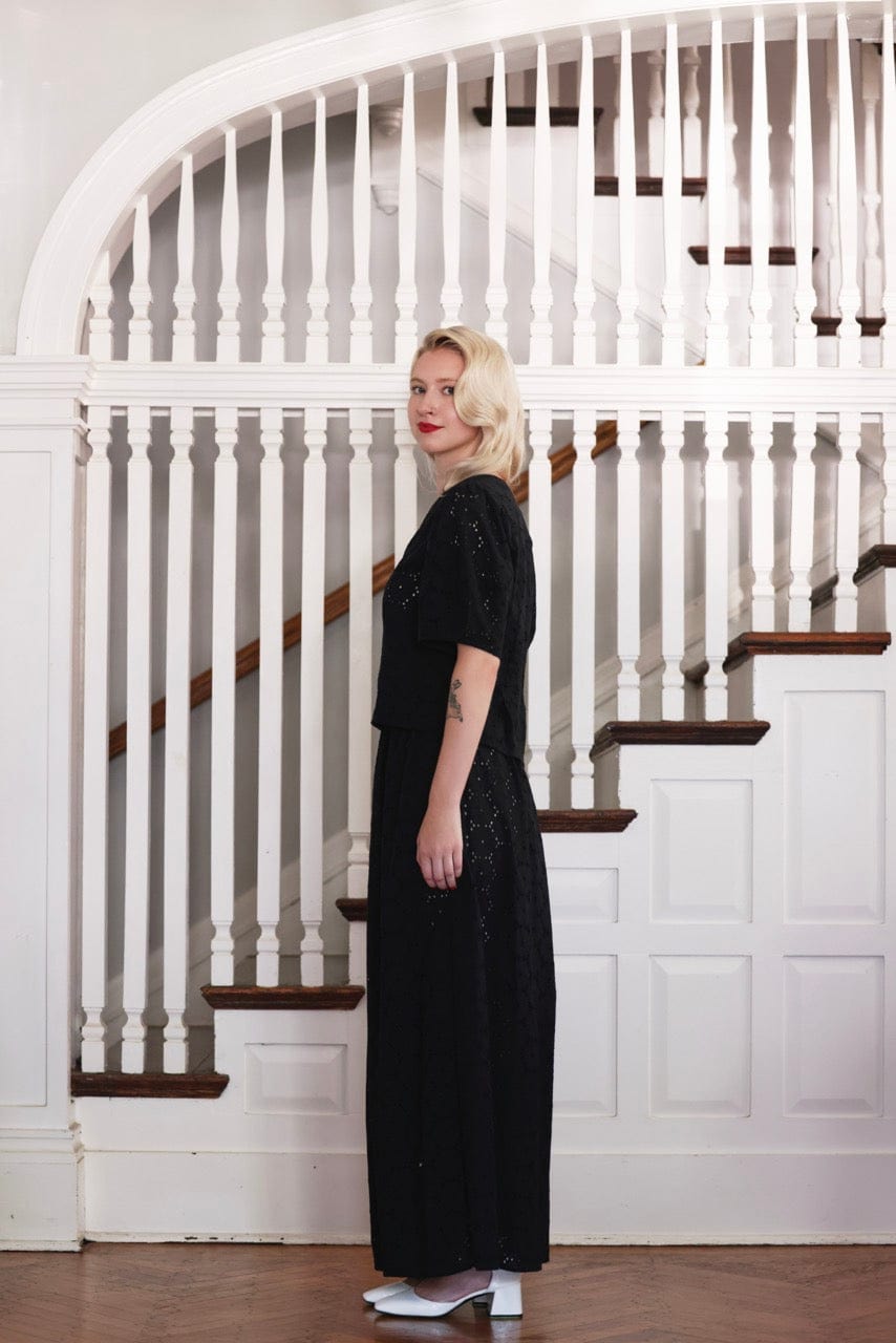 Nora Blouse in Eyelet Tops CHRISTINE ALCALAY