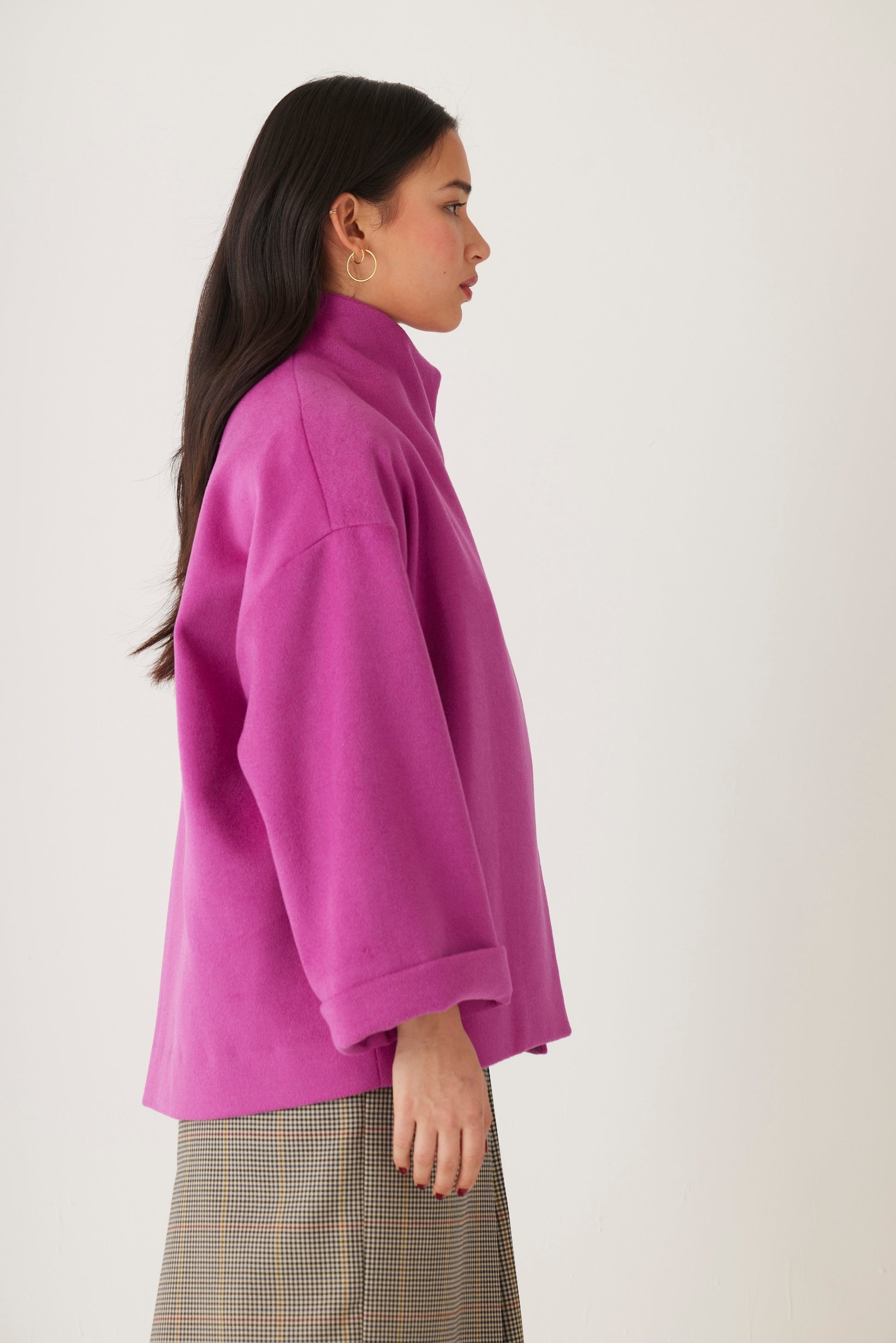 Carrie Coat in Wool Blend Coats CHRISTINE ALCALAY