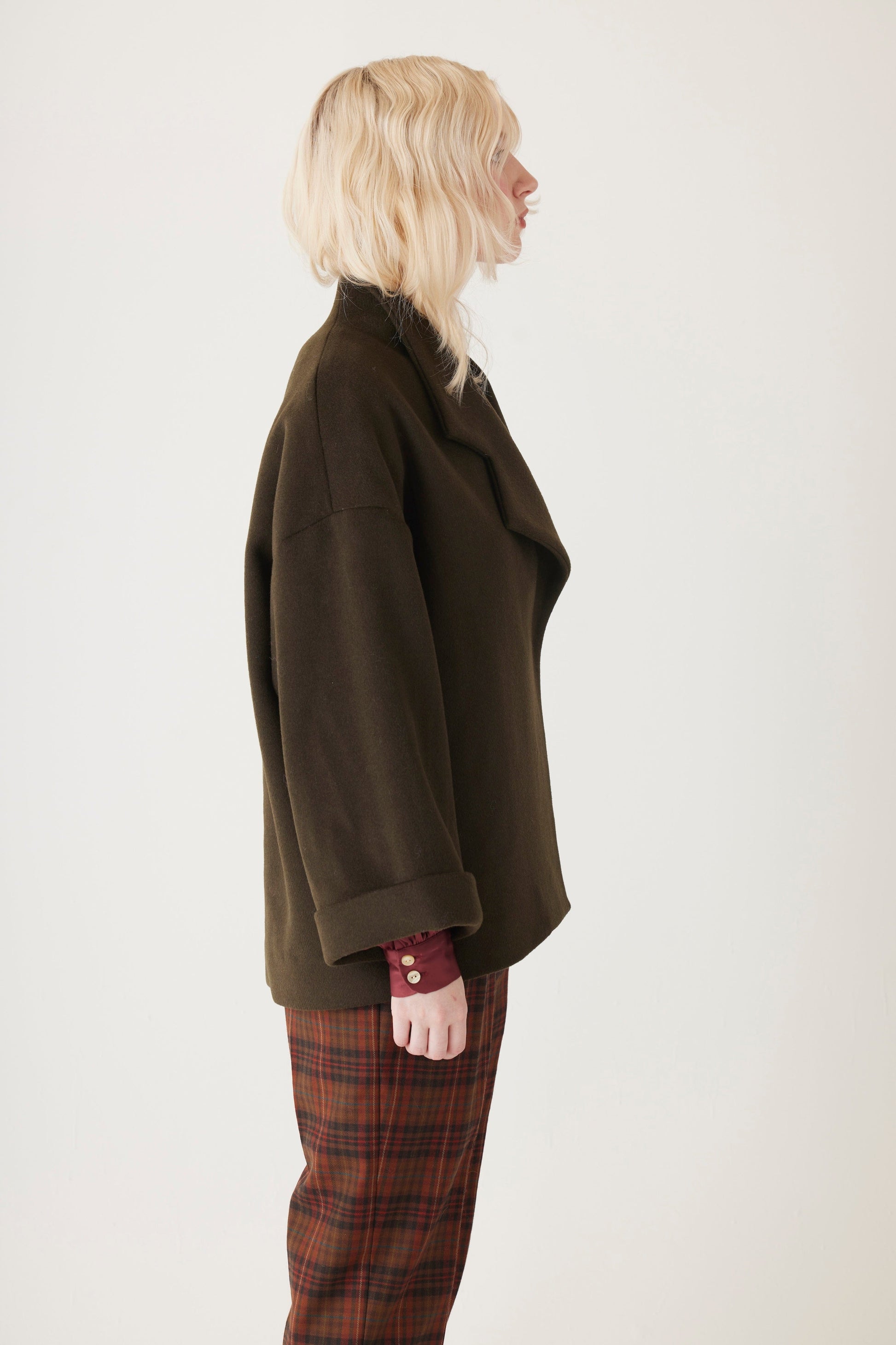 Carrie Coat in Wool Blend Coats CHRISTINE ALCALAY