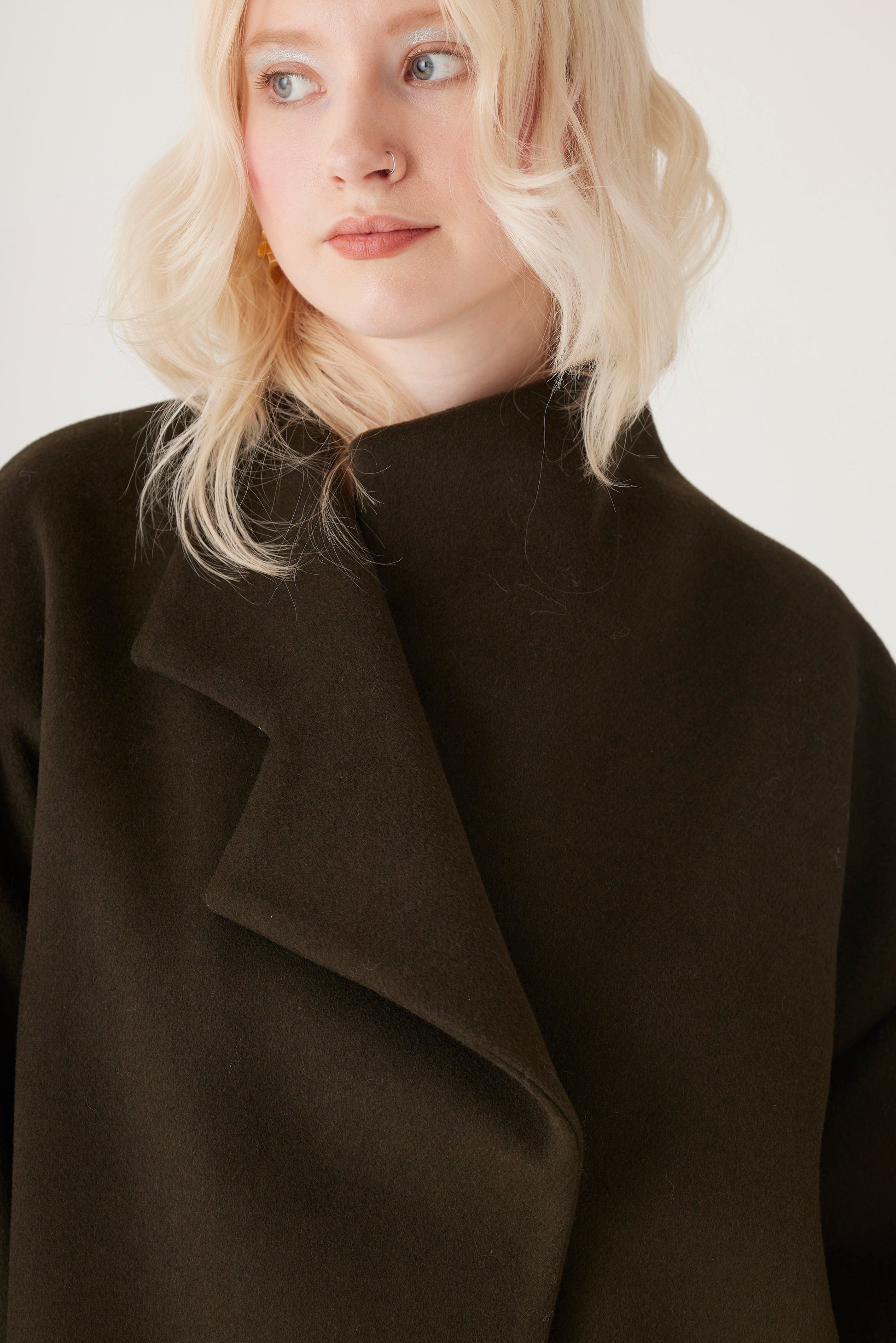 Carrie Coat in Wool Blend Coats CHRISTINE ALCALAY