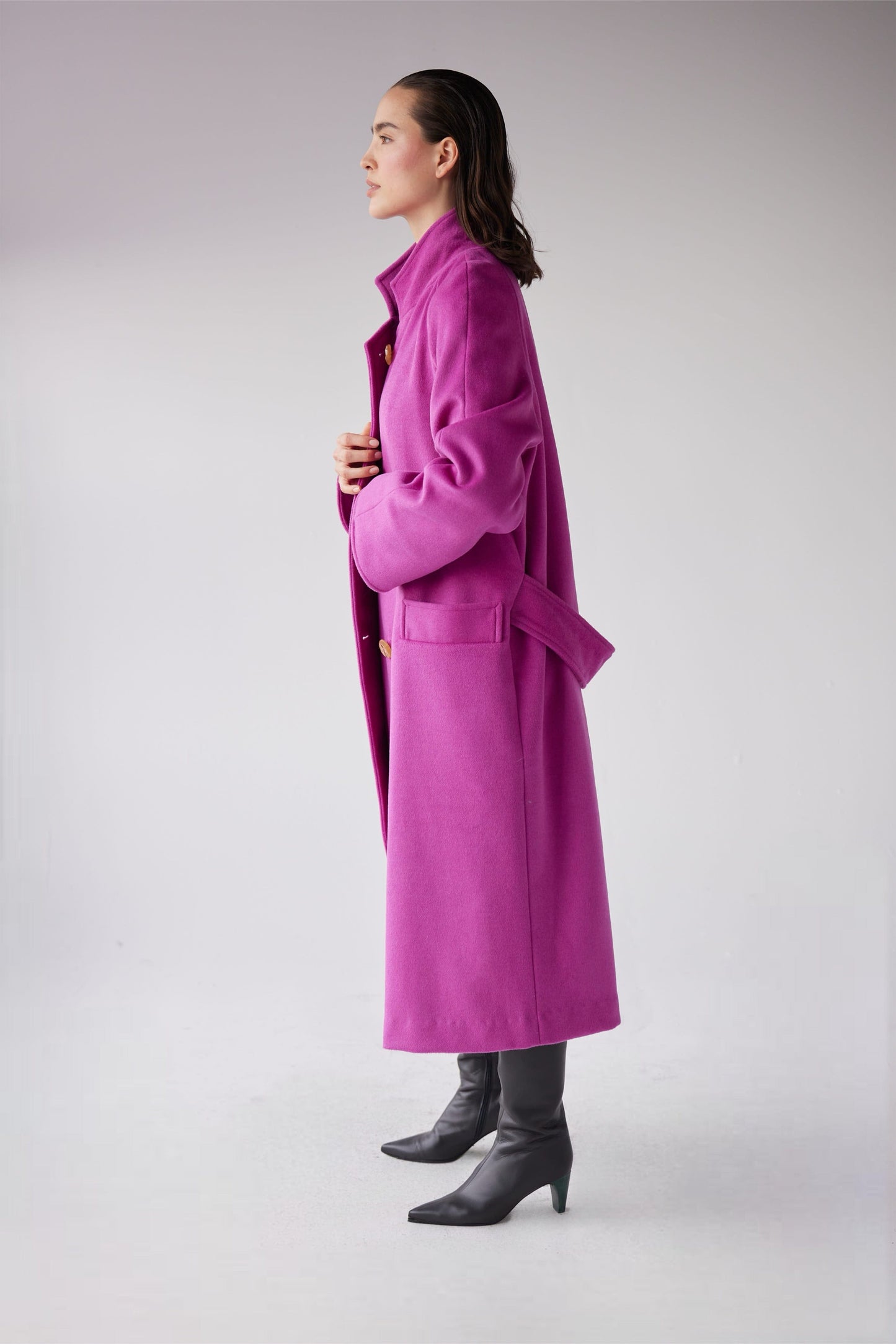 Agnes Coat in Wool Blend Coats CHRISTINE ALCALAY