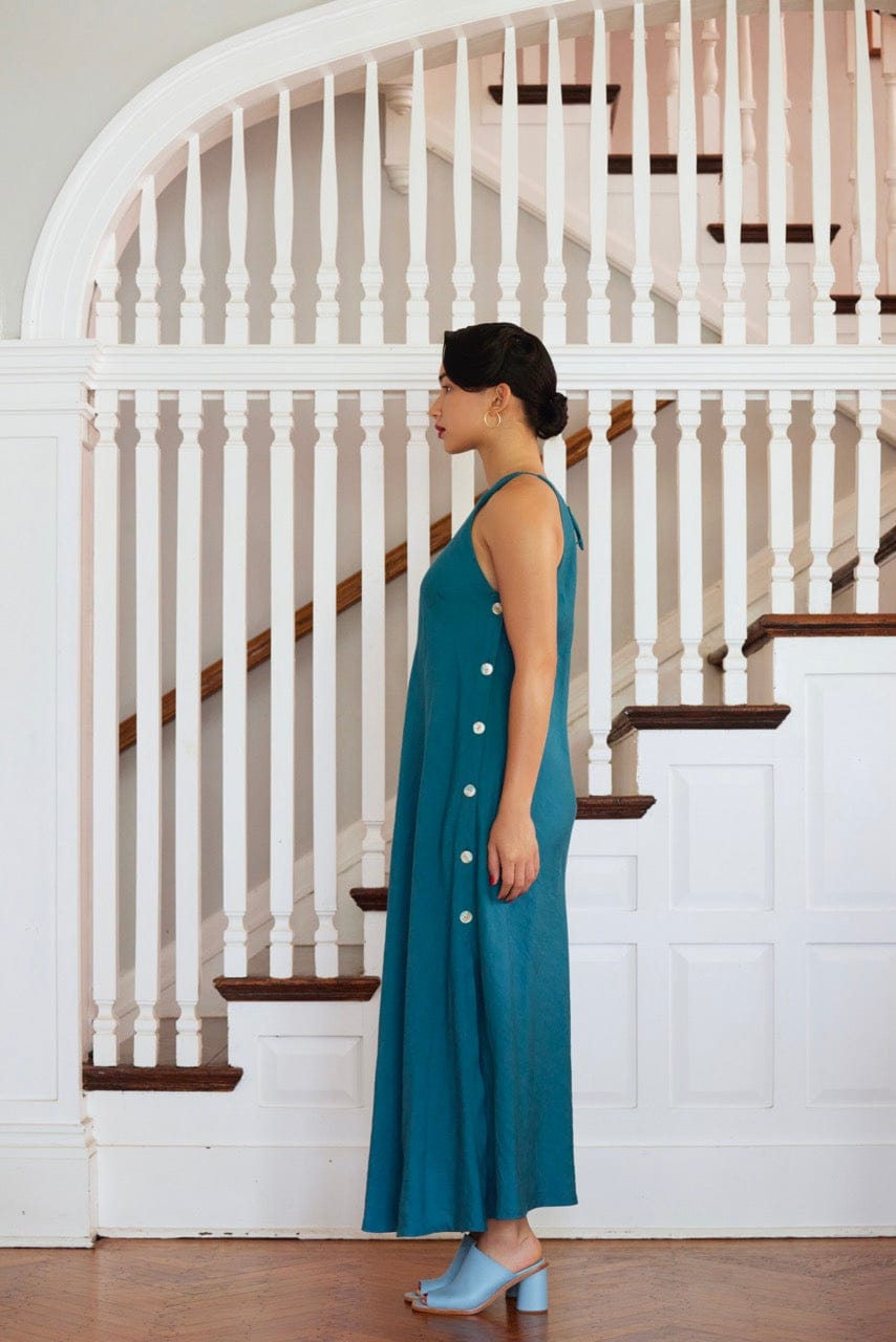 Amelia Dress in Linen Blend Dresses CHRISTINE ALCALAY