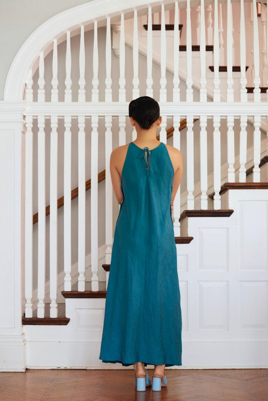 Amelia Dress in Linen Blend Dresses CHRISTINE ALCALAY