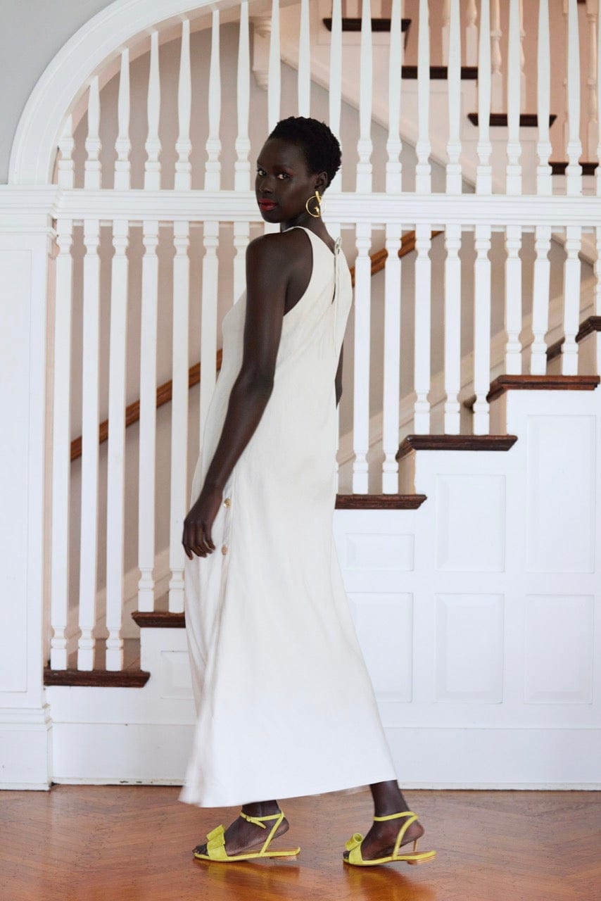 Amelia Dress in Linen Blend Dresses CHRISTINE ALCALAY