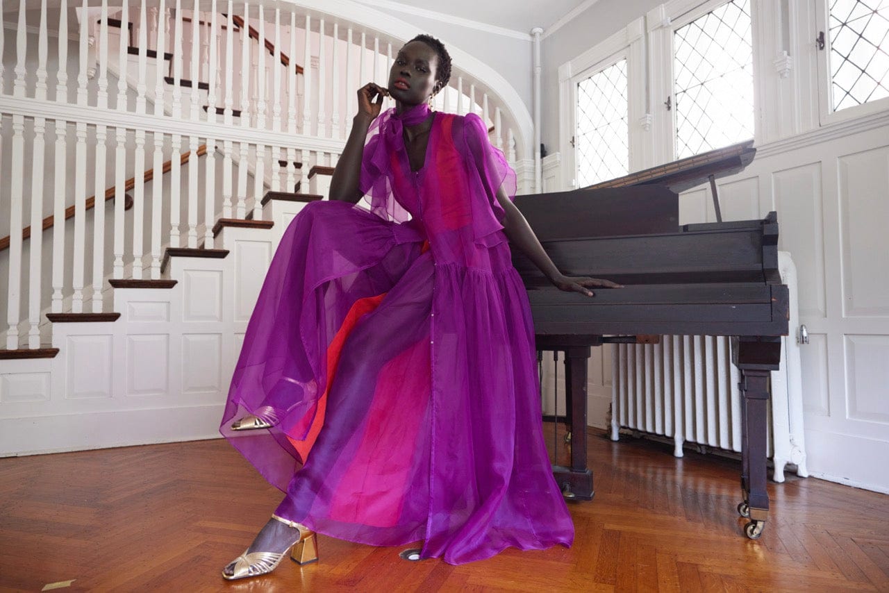 Coclico Dress in Silk Organza Dresses CHRISTINE ALCALAY