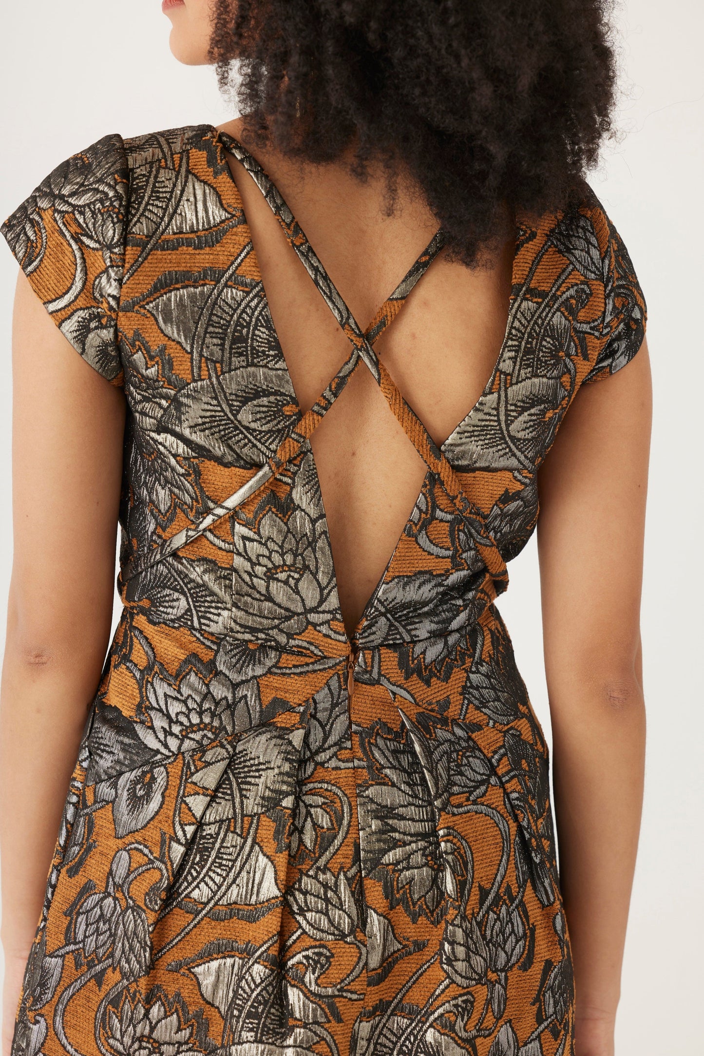 Rita Dress in Brocade Dresses CHRISTINE ALCALAY