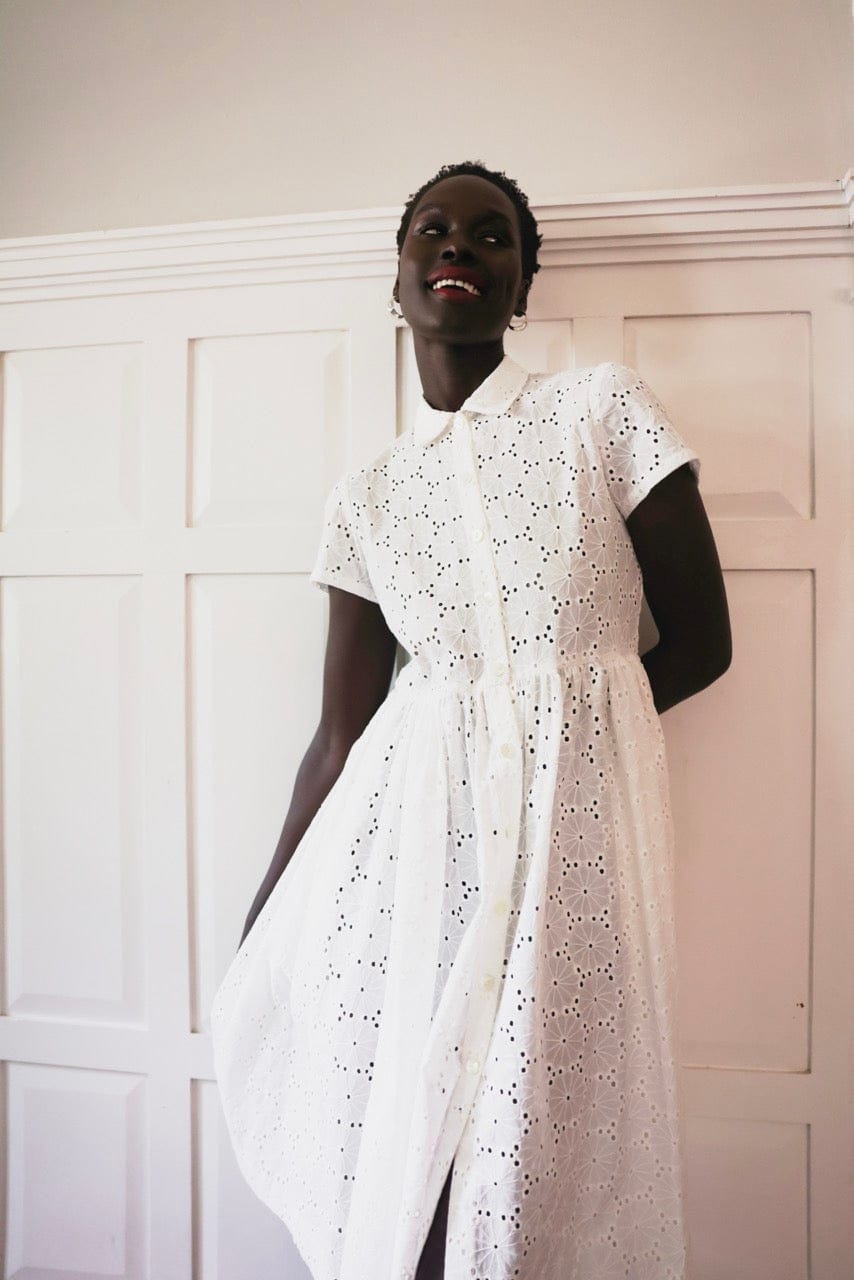 Hope Dress in Eyelet Dresses CHRISTINE ALCALAY
