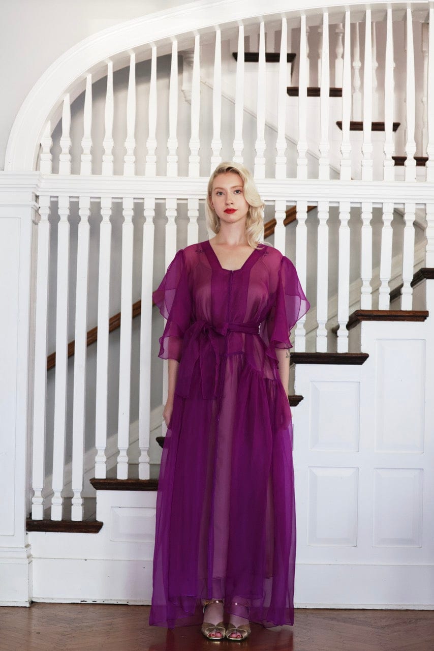 Coclico Dress in Silk Organza Dresses CHRISTINE ALCALAY Orchid XS/S