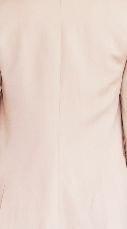 SAMPLE SS25 - Amelia Dress in Linen Blend Samples CHRISTINE ALCALAY Shell Small