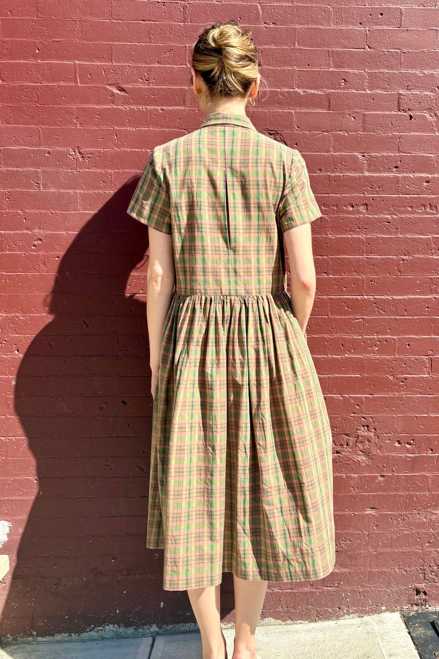 Hope Dress in Cotton Plaid Dresses CHRISTINE ALCALAY