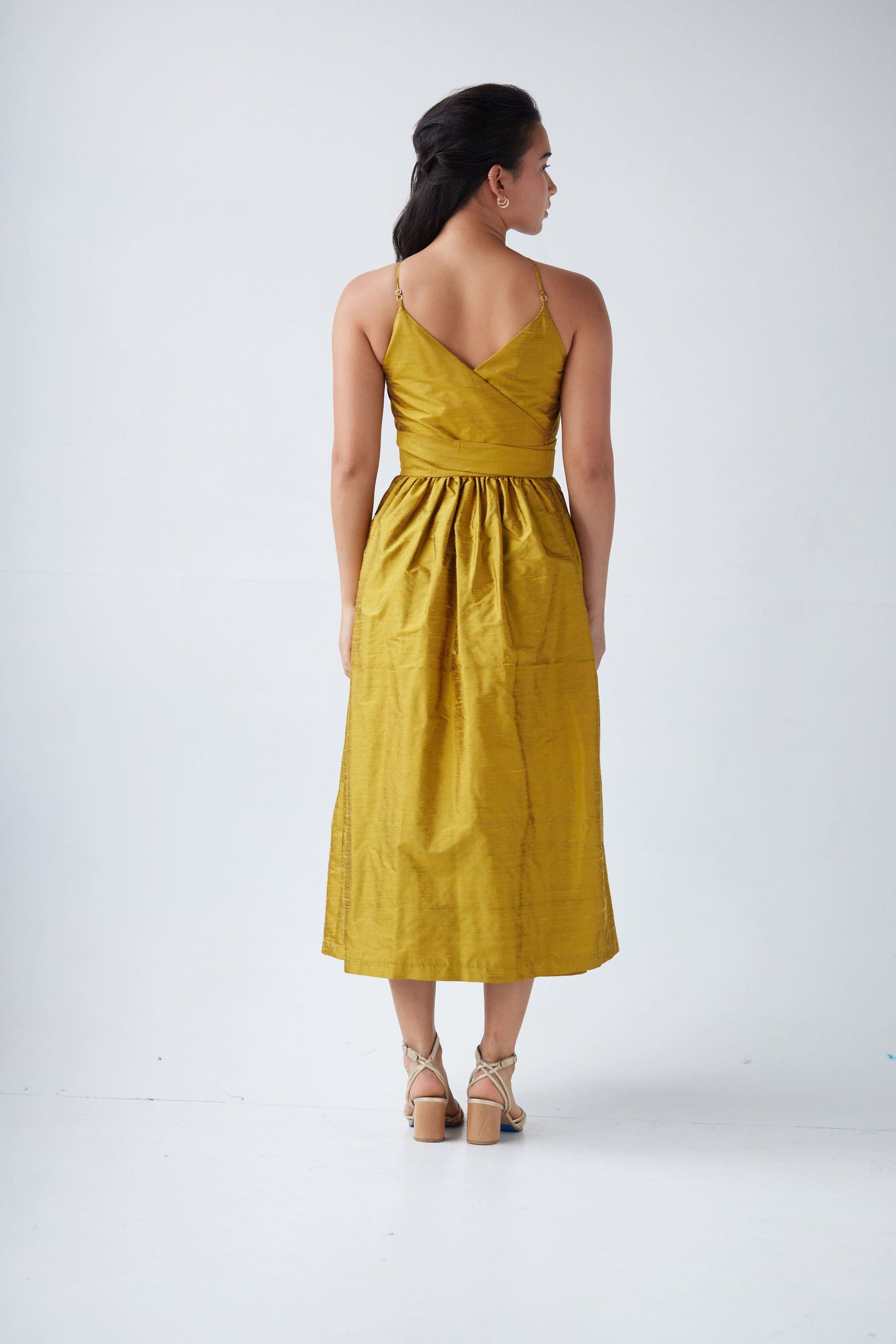 Mari Dress in Silk Dupioni Dresses CHRISTINE ALCALAY