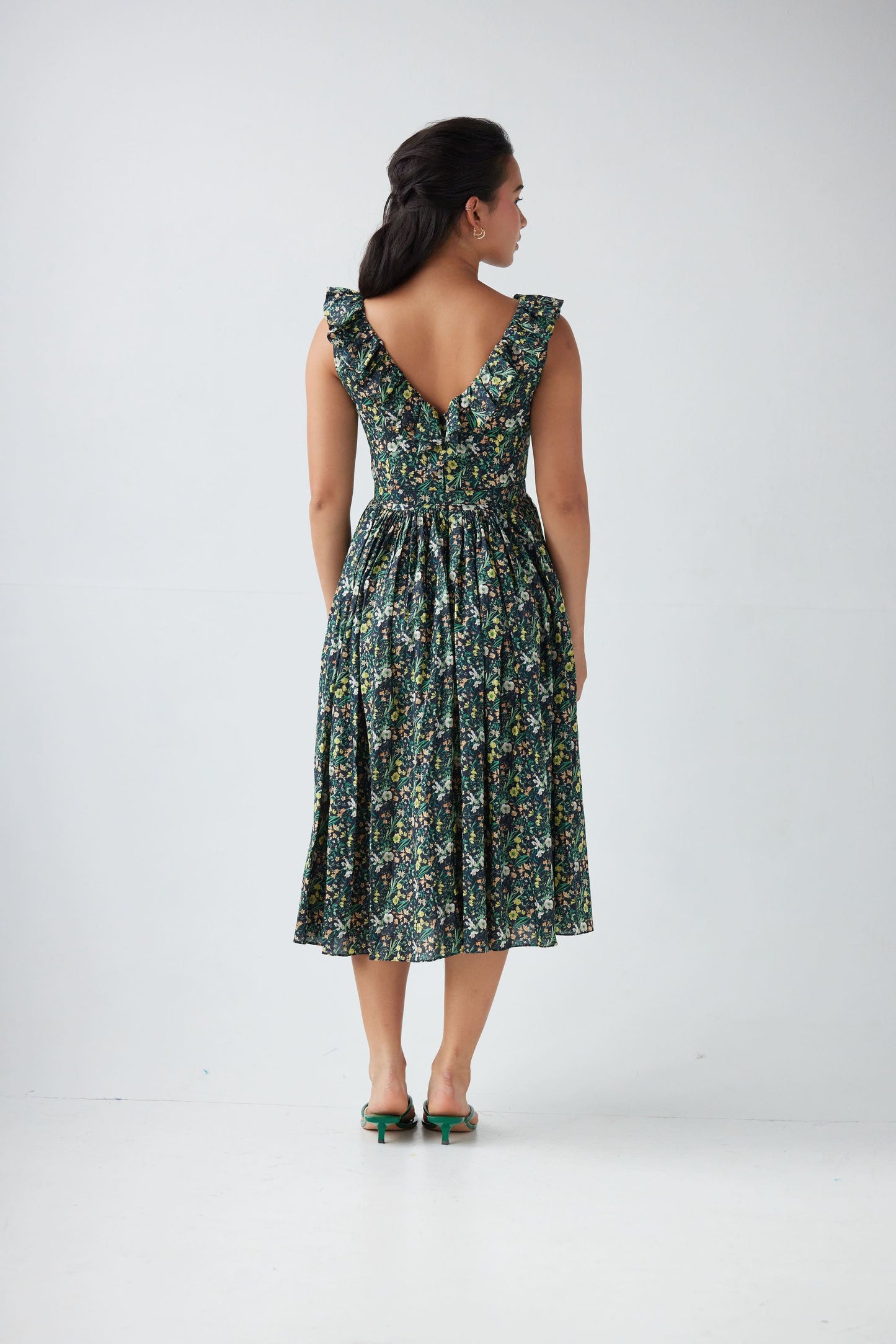 Viola Dress in Floral Voile Dresses CHRISTINE ALCALAY