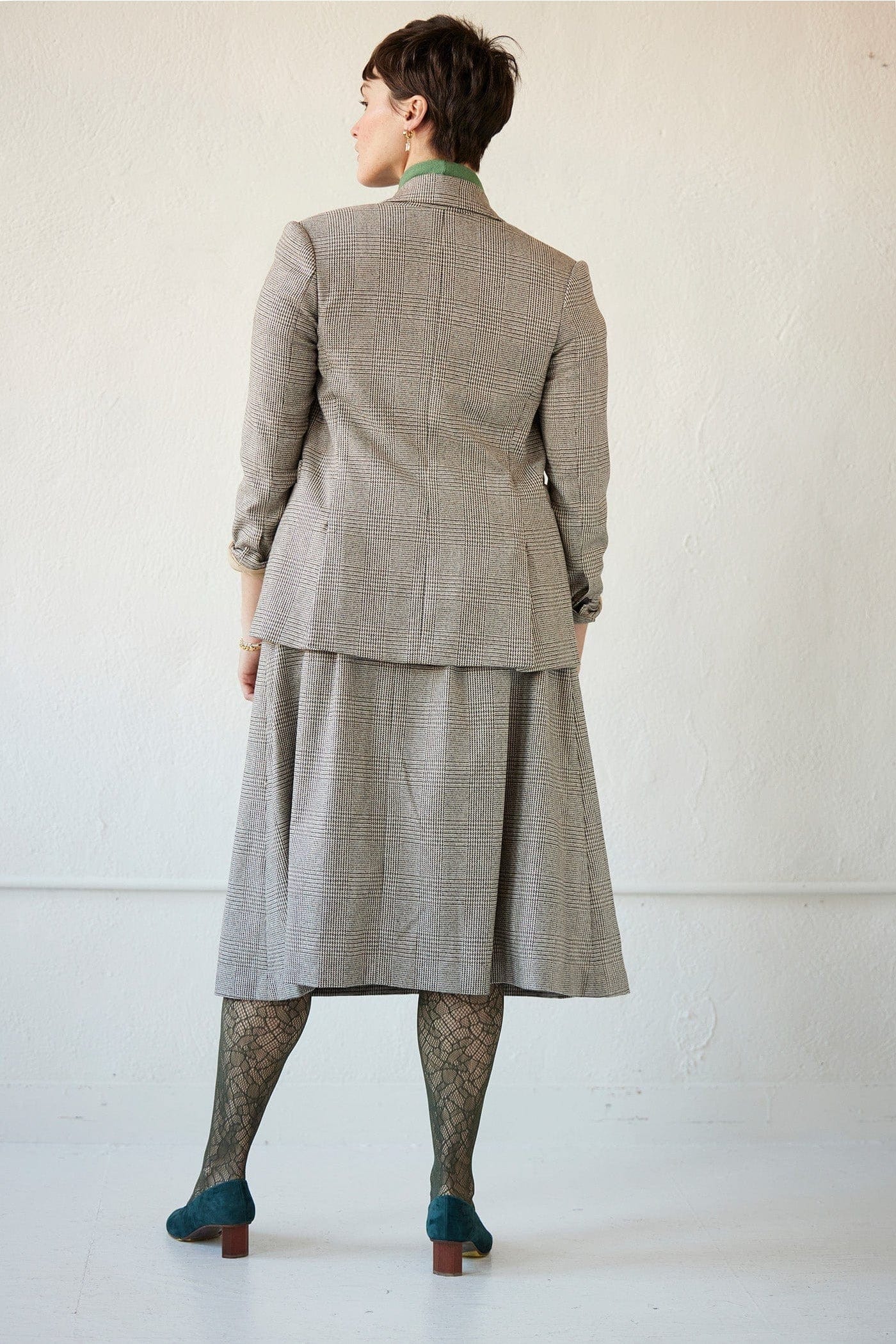 Bianca Jacket in Wool Plaids Jackets CHRISTINE ALCALAY